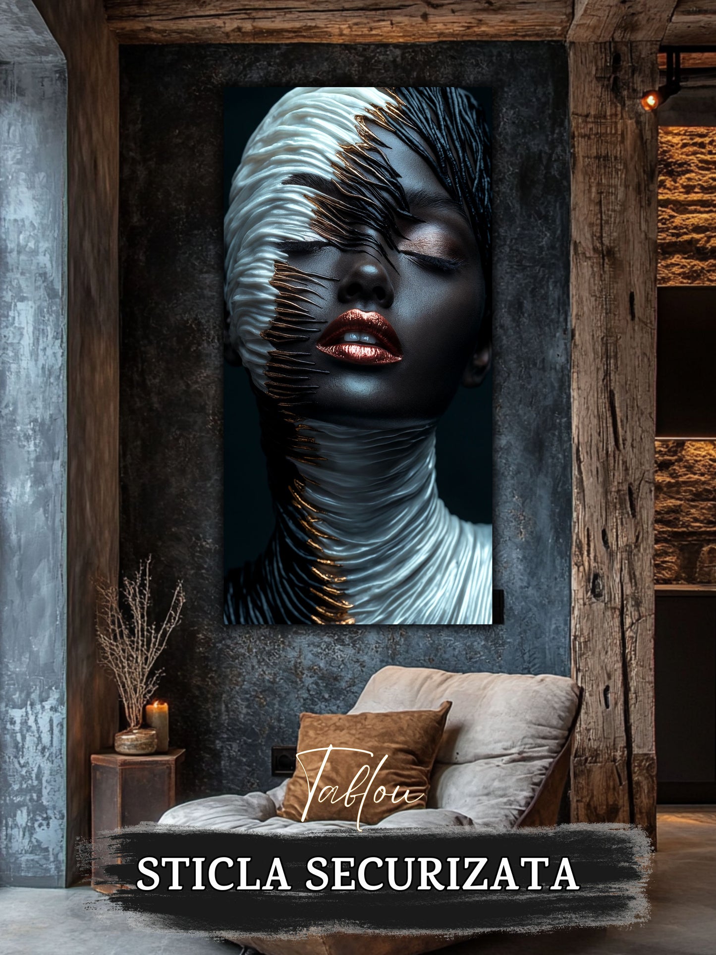 Innerverse - Tablou Sticla - Unicat - no01