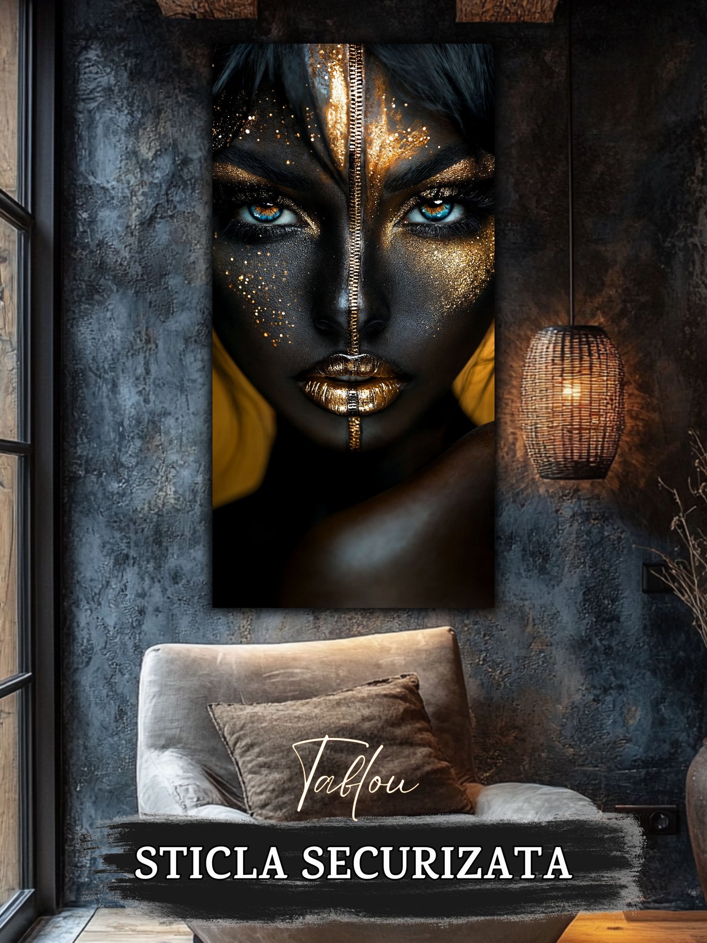 Tablou Sticla - Dark Zen - 24