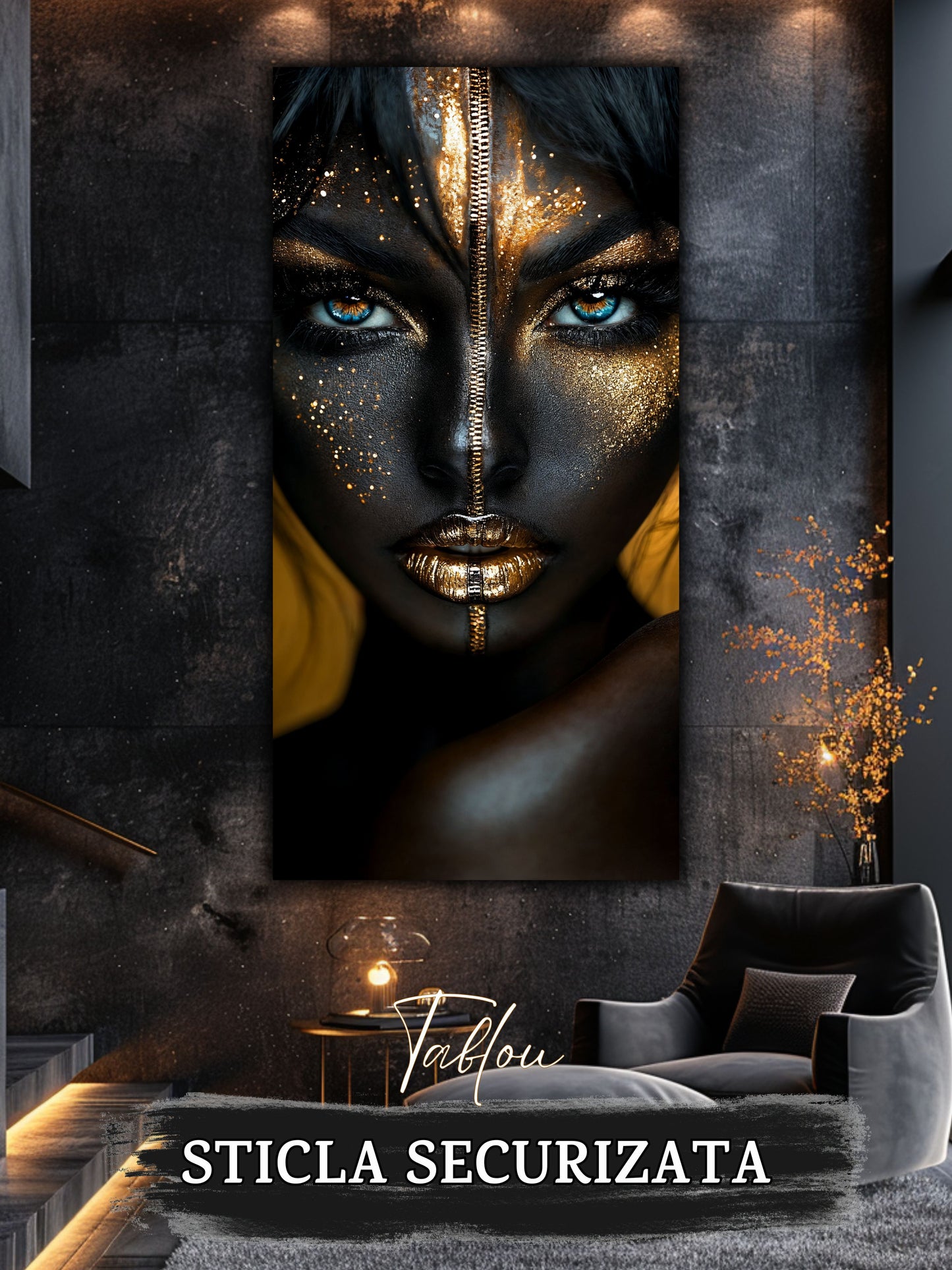 Tablou Sticla - Dark Zen - 24