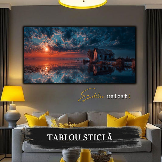 Night and Soul - Tablou Living - Sticla Securizata - no02