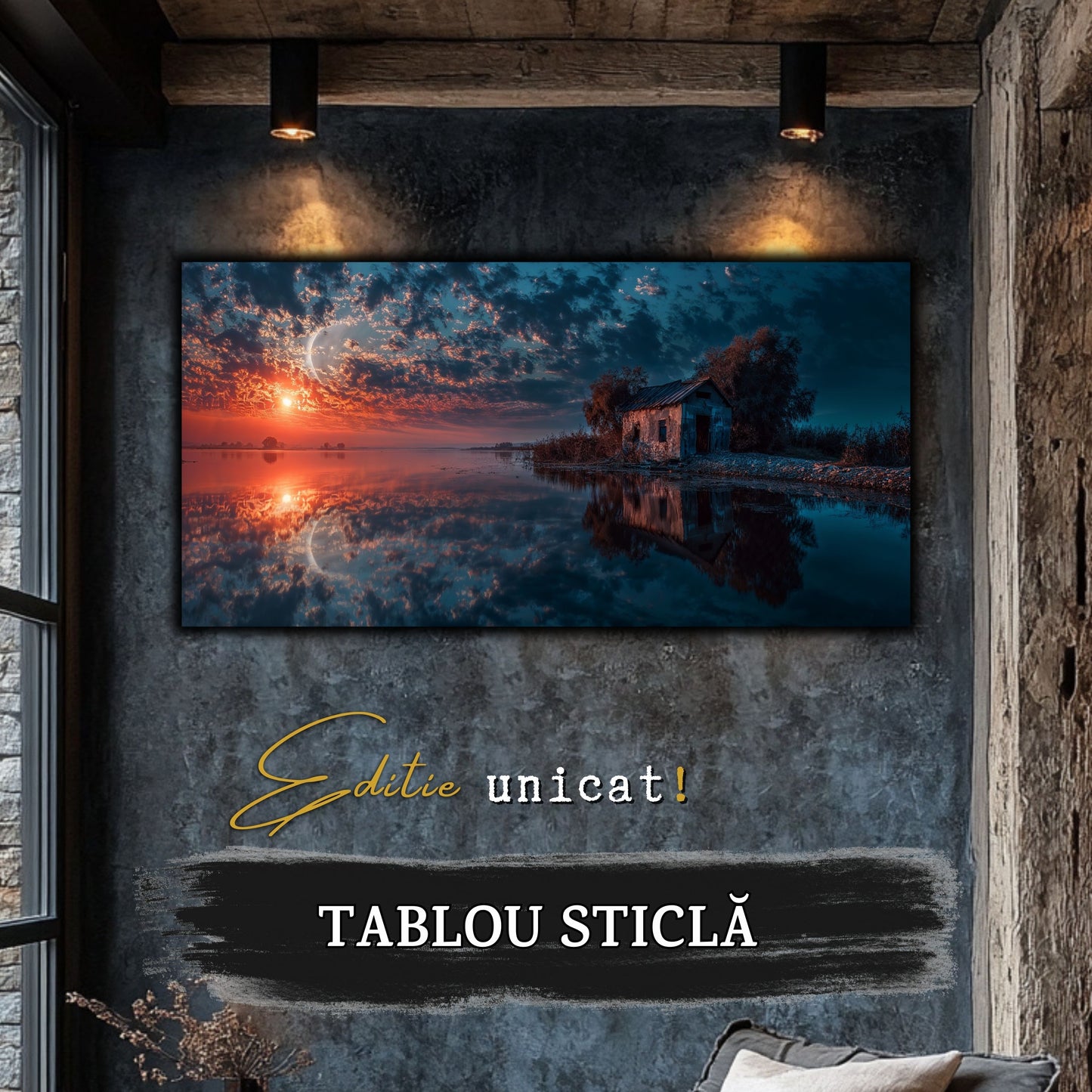 Night and Soul - Tablou Living - Sticla Securizata - no15