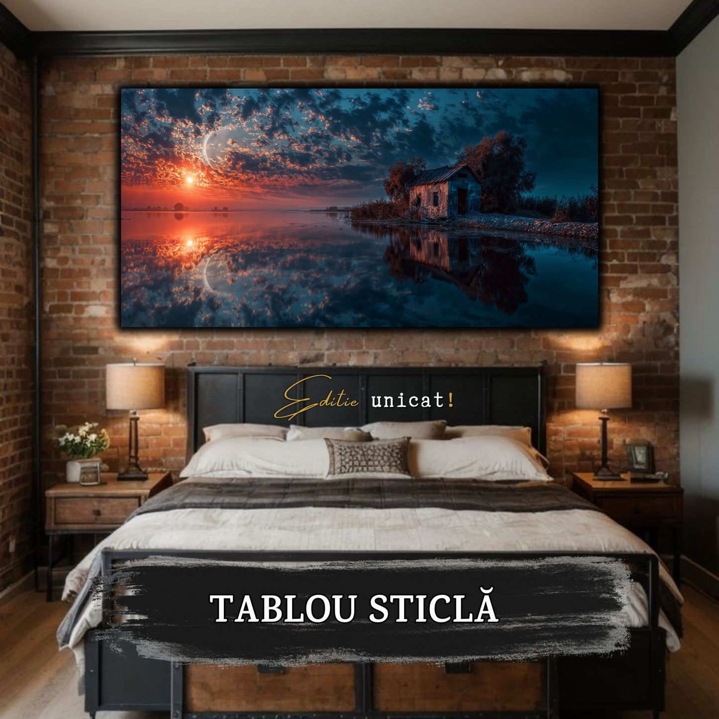 Night and Soul - Tablou Living - Sticla Securizata - no15