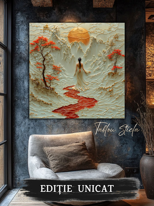 Tablou Sticla - Silk Road - 04