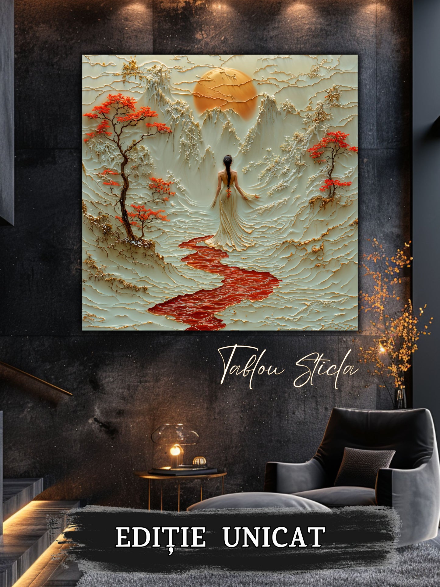 Tablou Sticla - Silk Road - 04