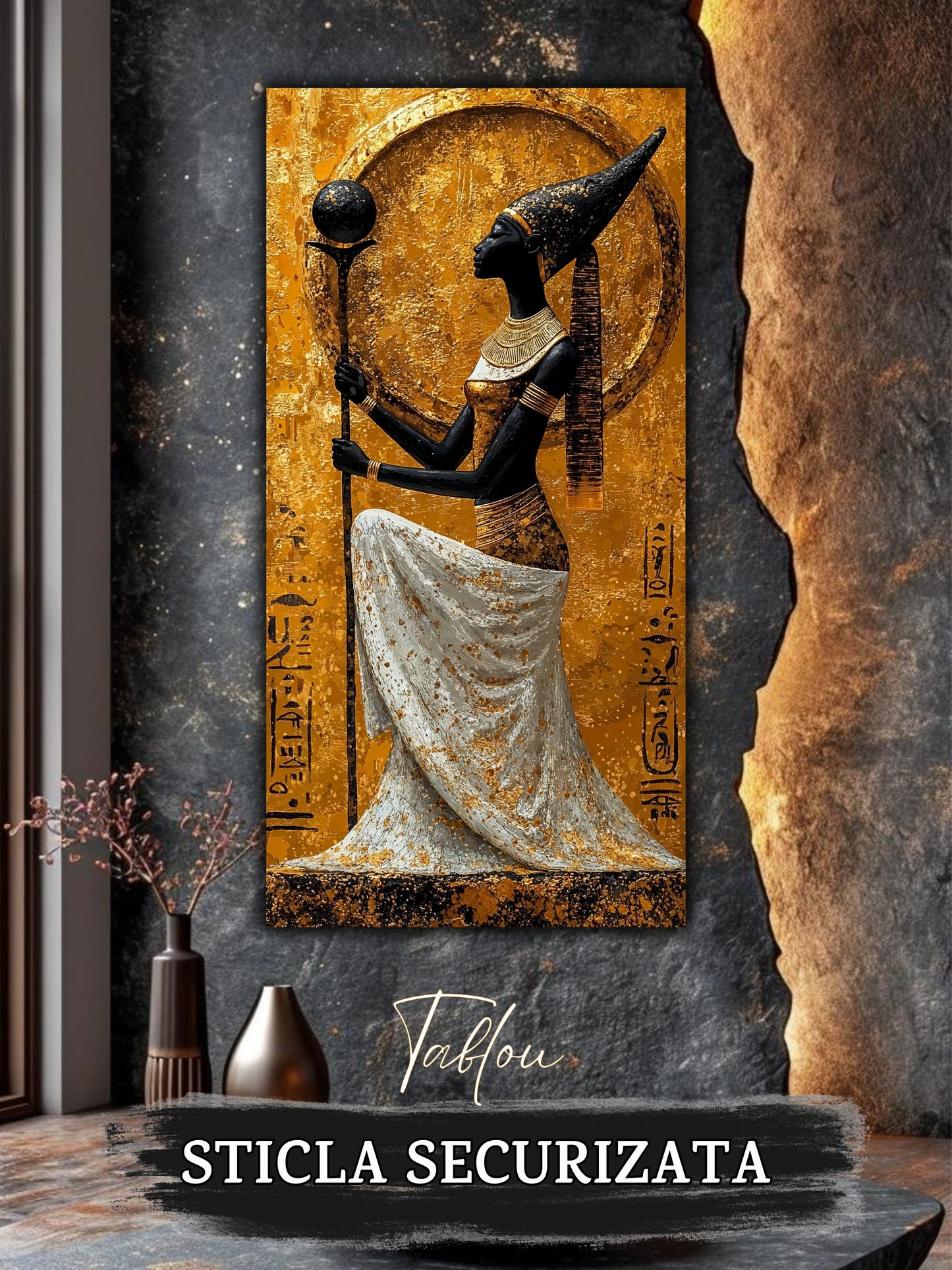 Whispers of the Nile - Tablou Sticla - 05