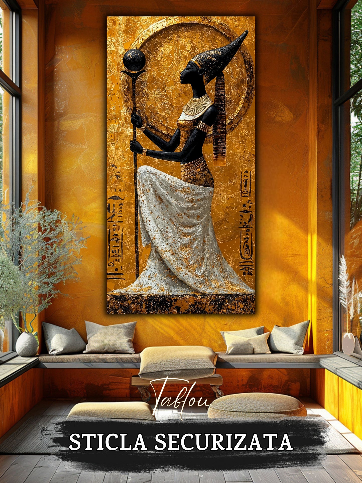 Whispers of the Nile - Tablou Sticla - 05