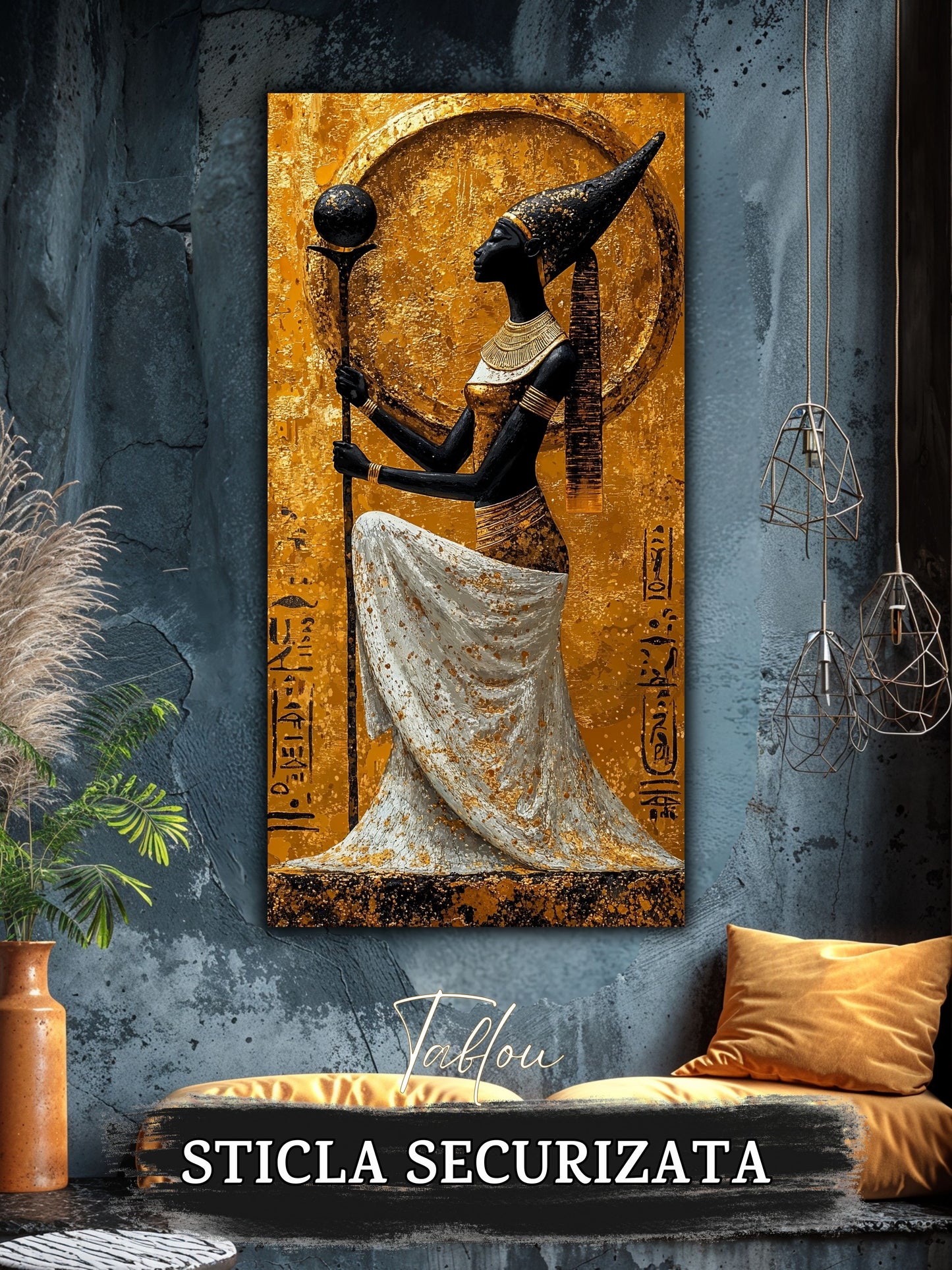 Whispers of the Nile - Tablou Sticla - 05