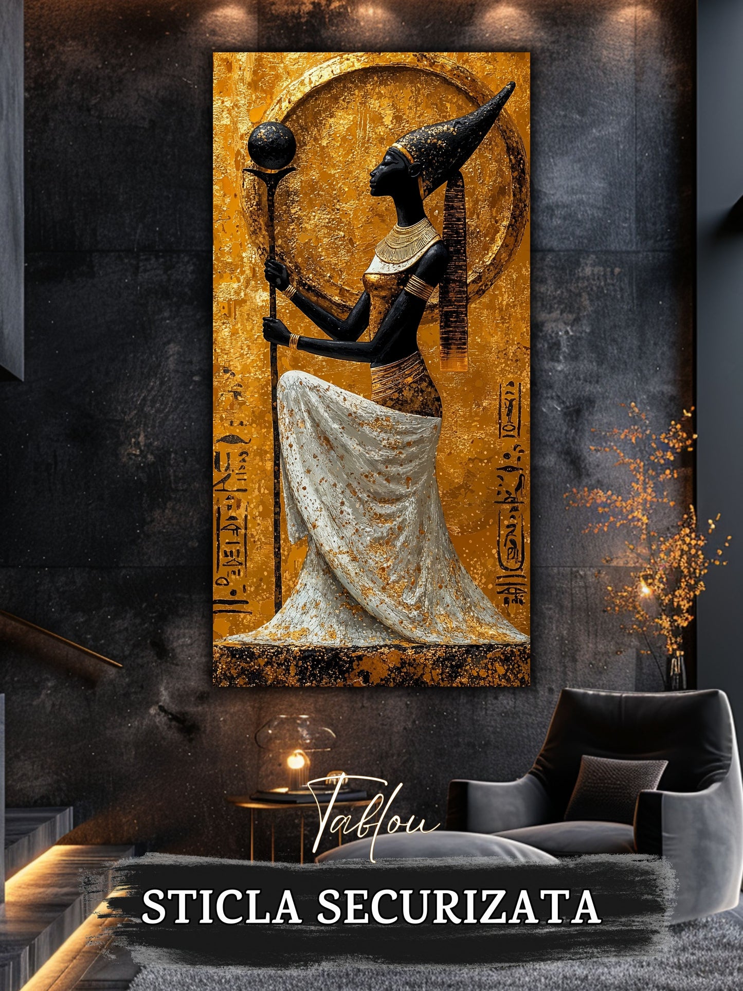 Whispers of the Nile - Tablou Sticla - 05