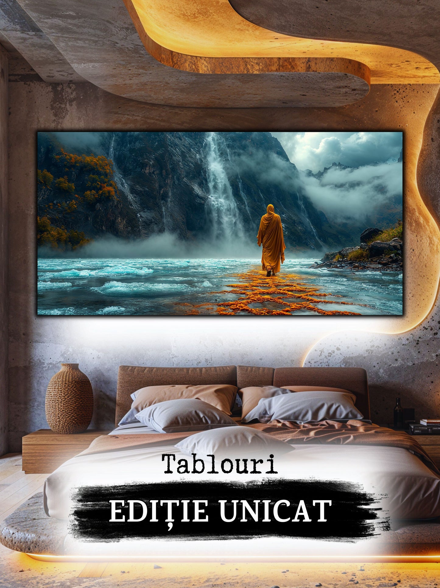 Tablou unicat din sticlă securizată Vanishing Step - No05