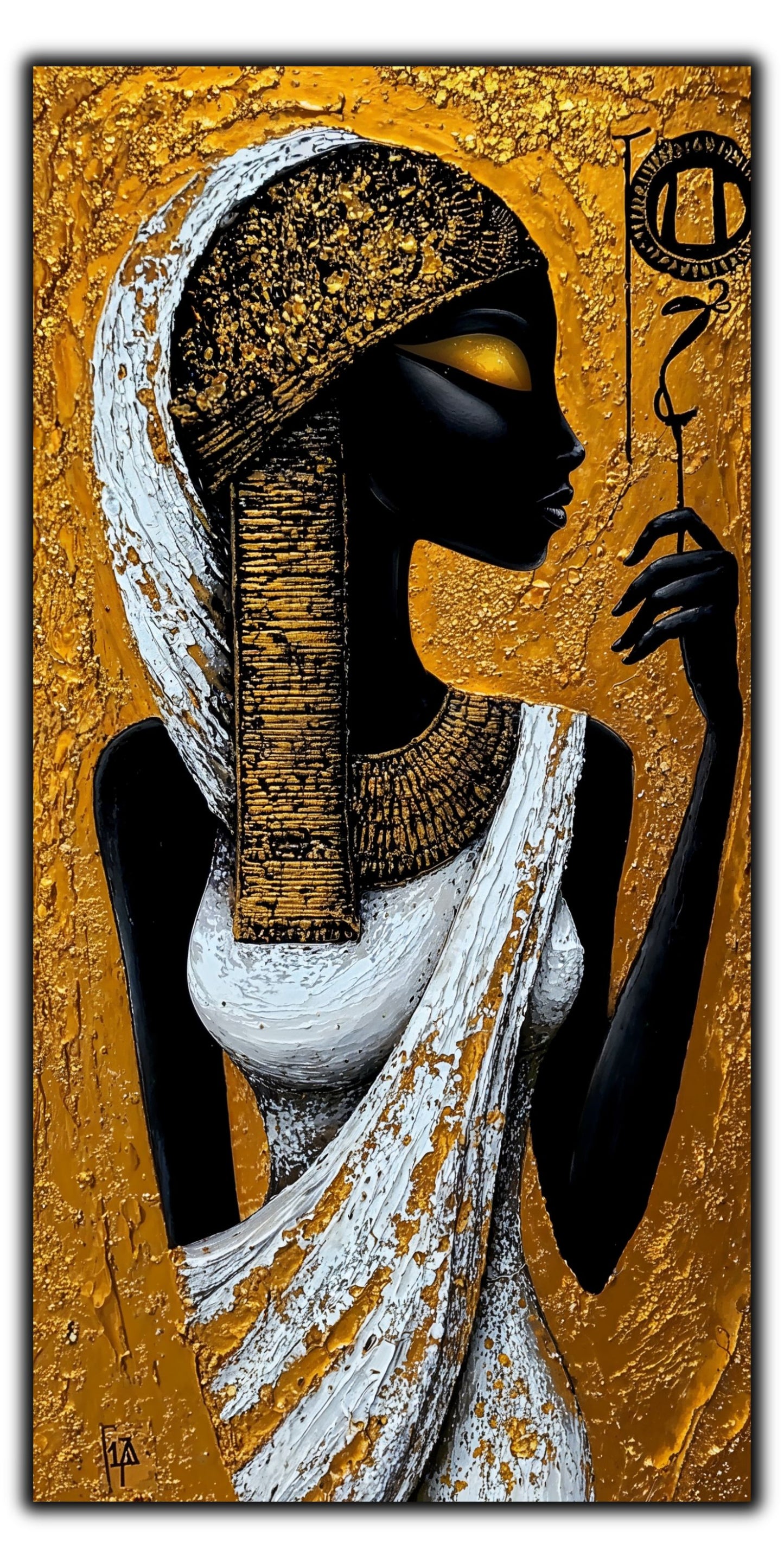 Whispers of the Nile - Tablou Sticla - 01