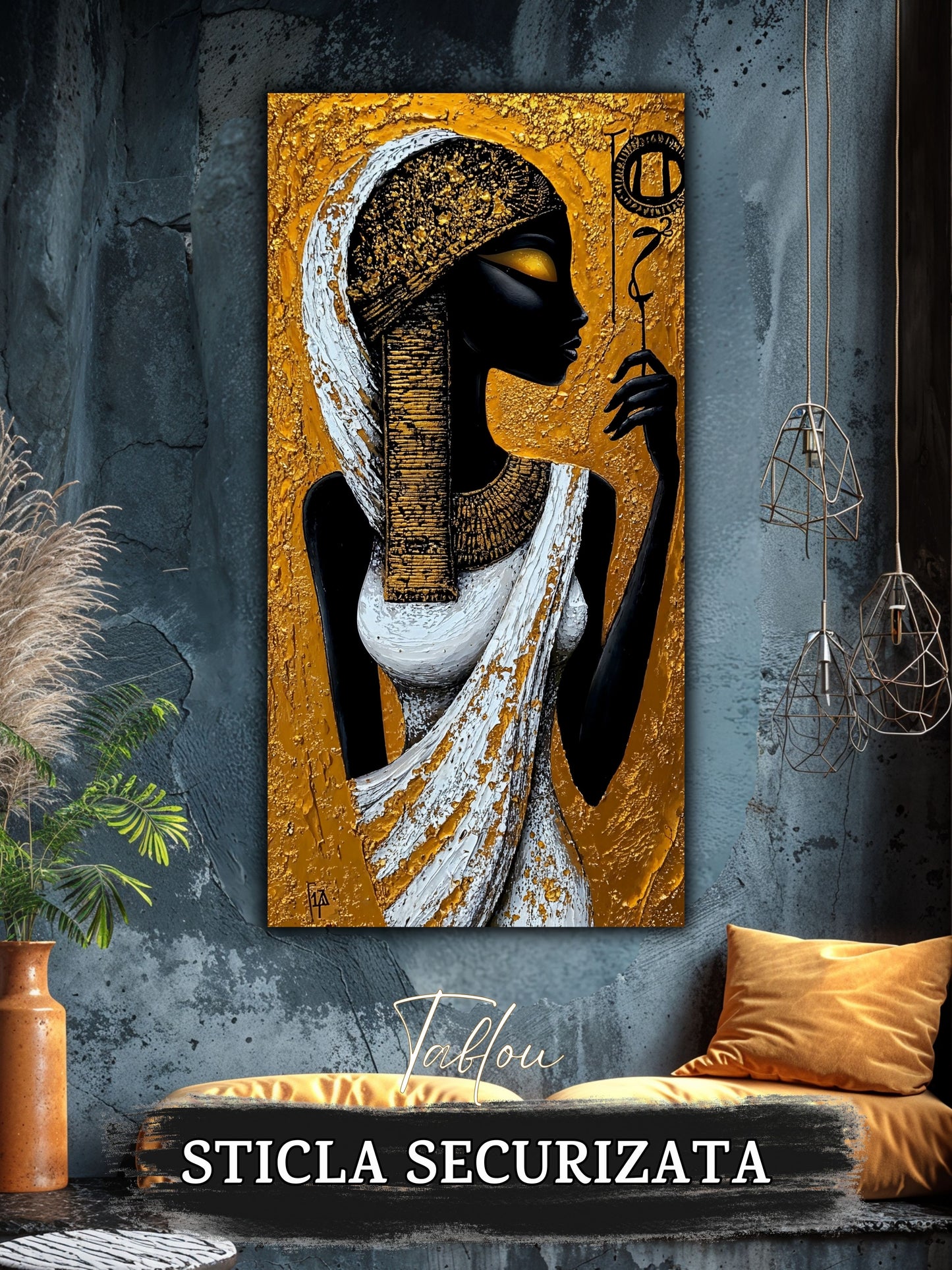 Whispers of the Nile - Tablou Sticla - 01