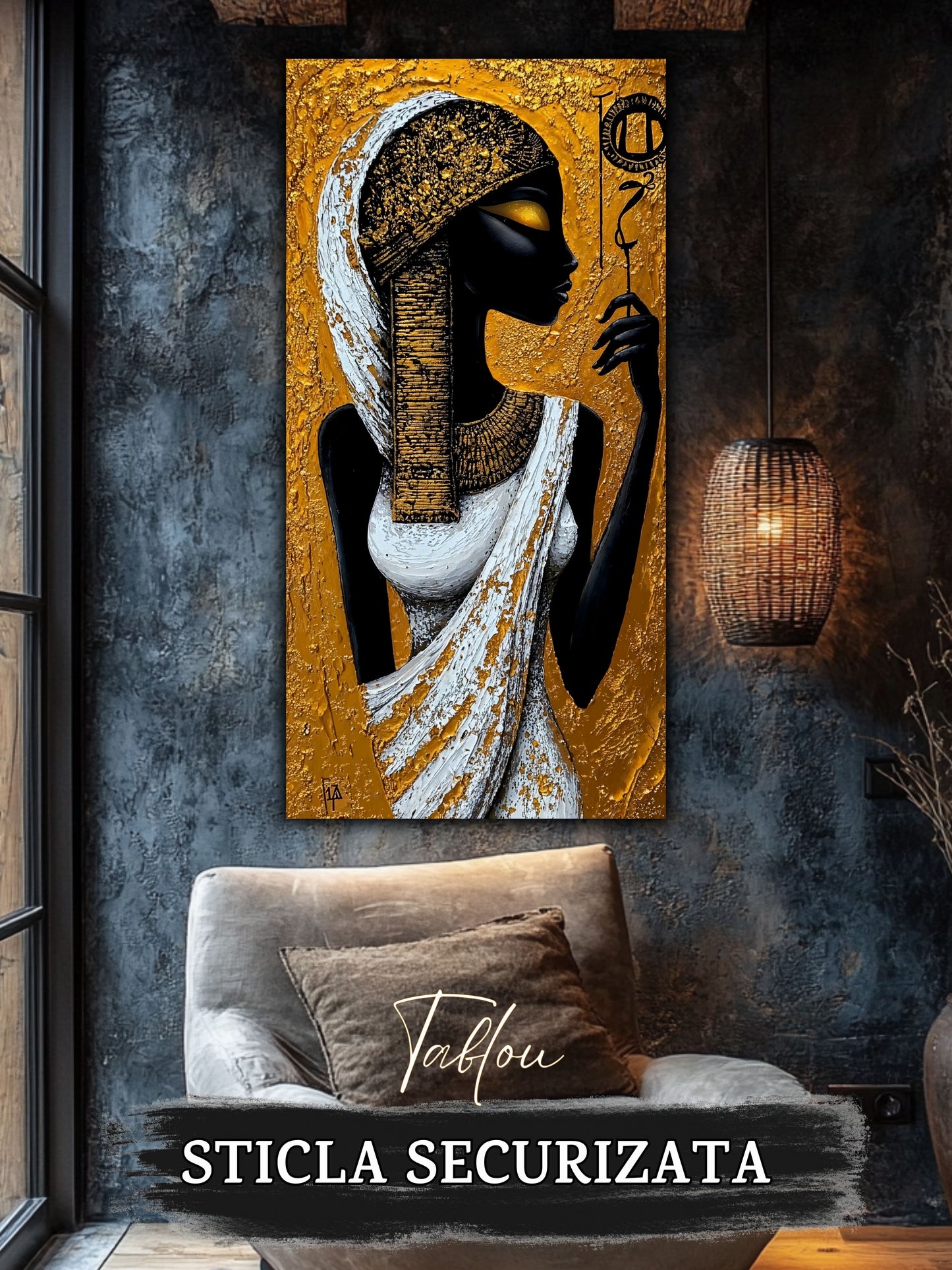 Whispers of the Nile - Tablou Sticla - 01