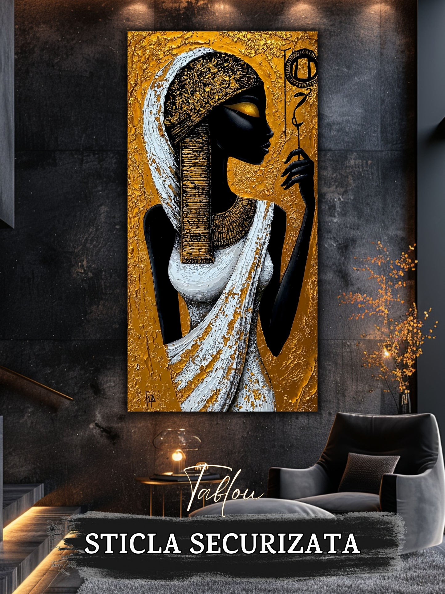 Whispers of the Nile - Tablou Sticla - 01