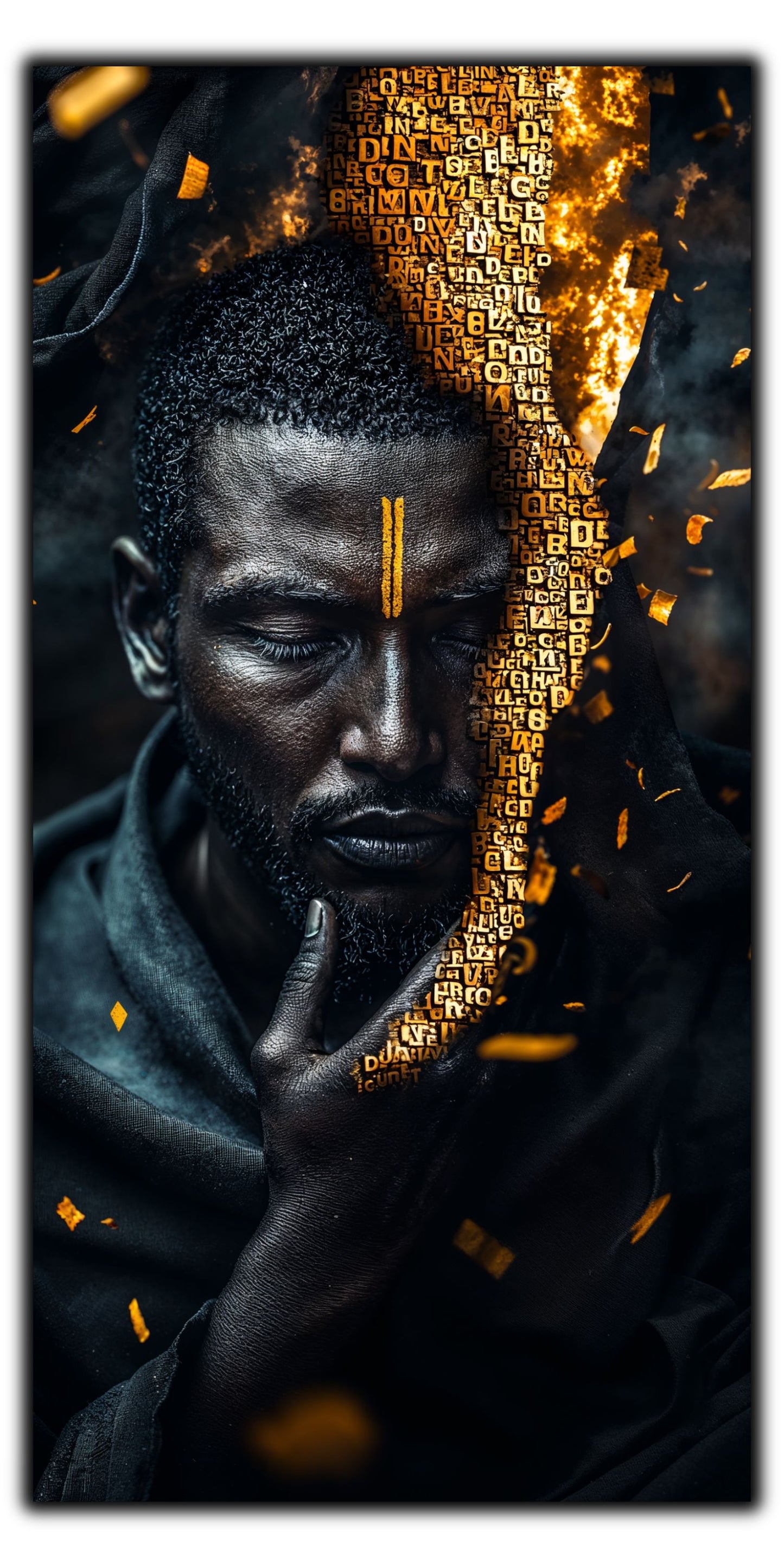 Dark Glow 06 - Tablou Sticla Securizata