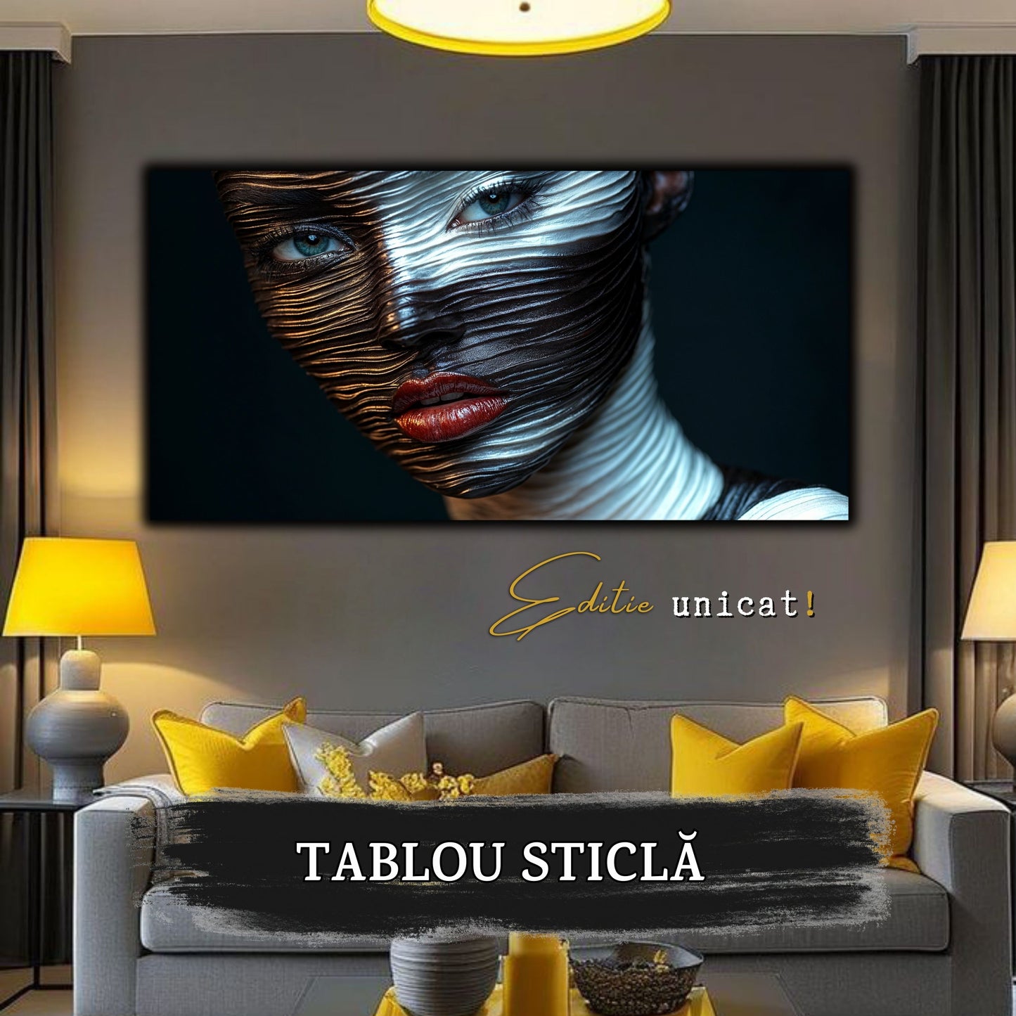Innerverse - Tablou Sticla - Unicat - no20