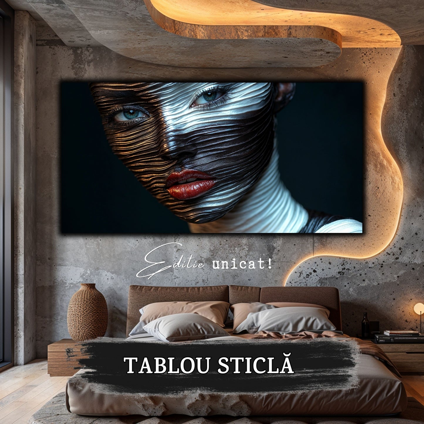 Innerverse - Tablou Sticla - Unicat - no20