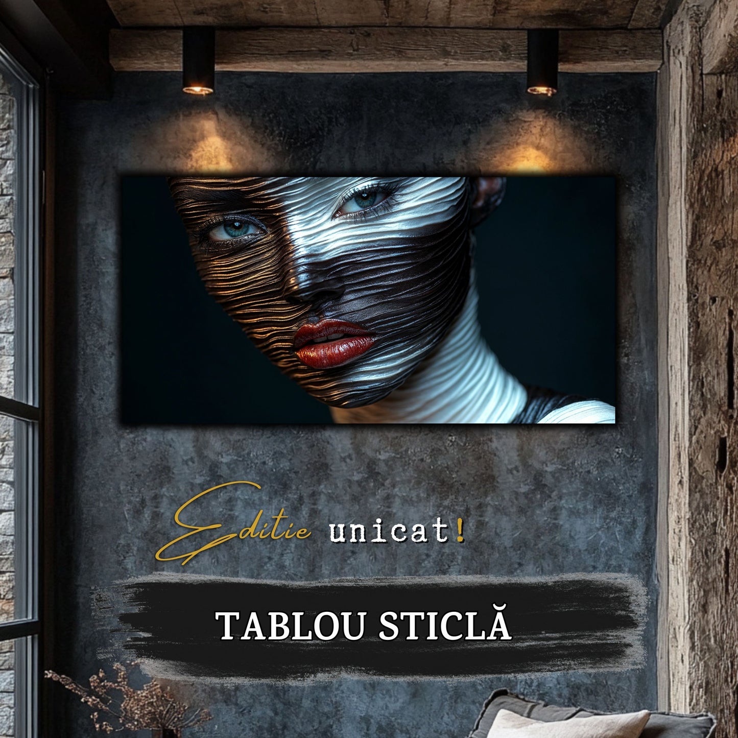 Innerverse - Tablou Sticla - Unicat - no20