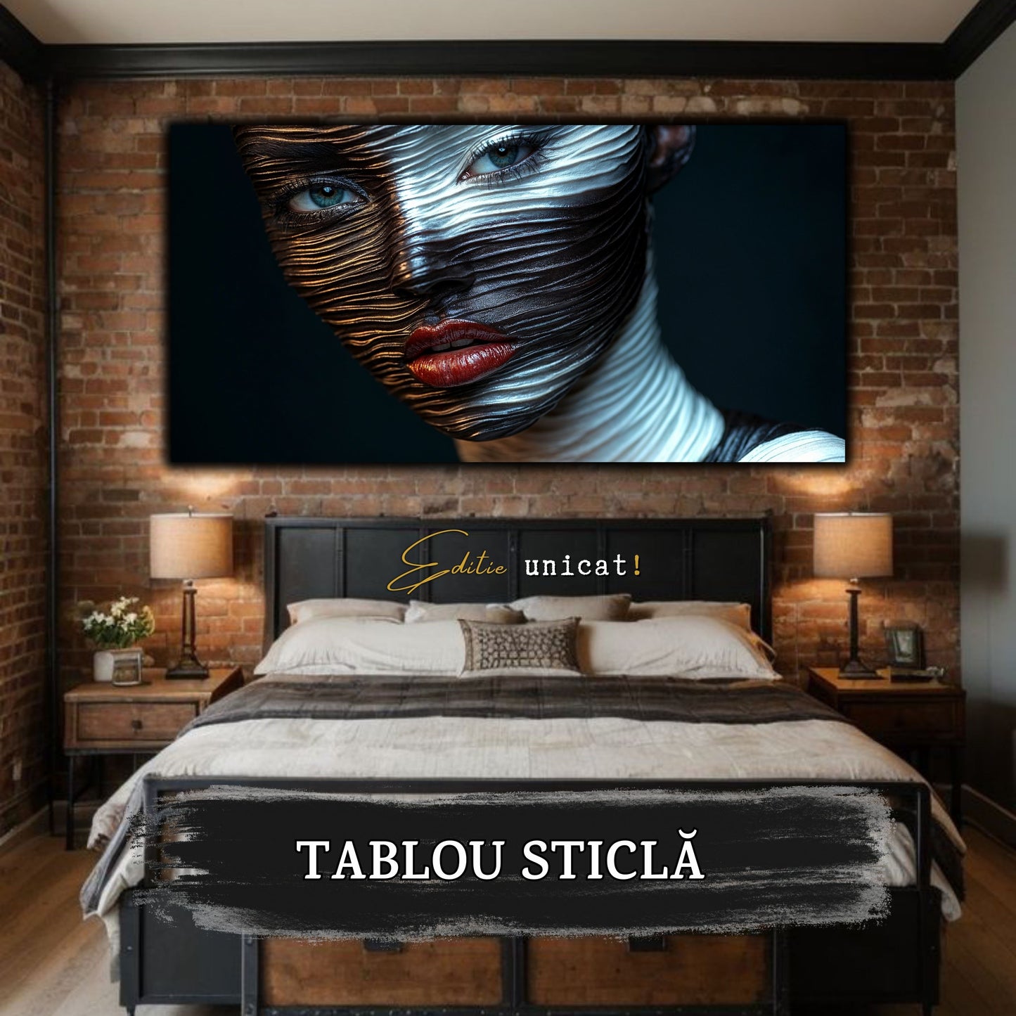 Innerverse - Tablou Sticla - Unicat - no20
