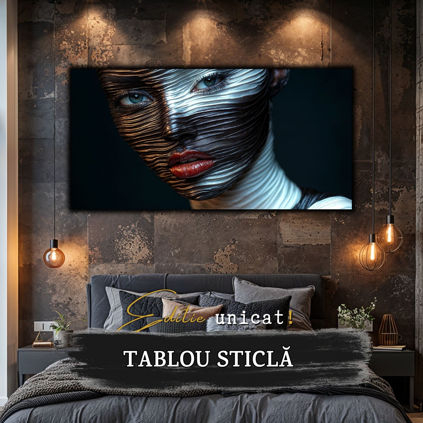 Innerverse - Tablou Sticla - Unicat - no20