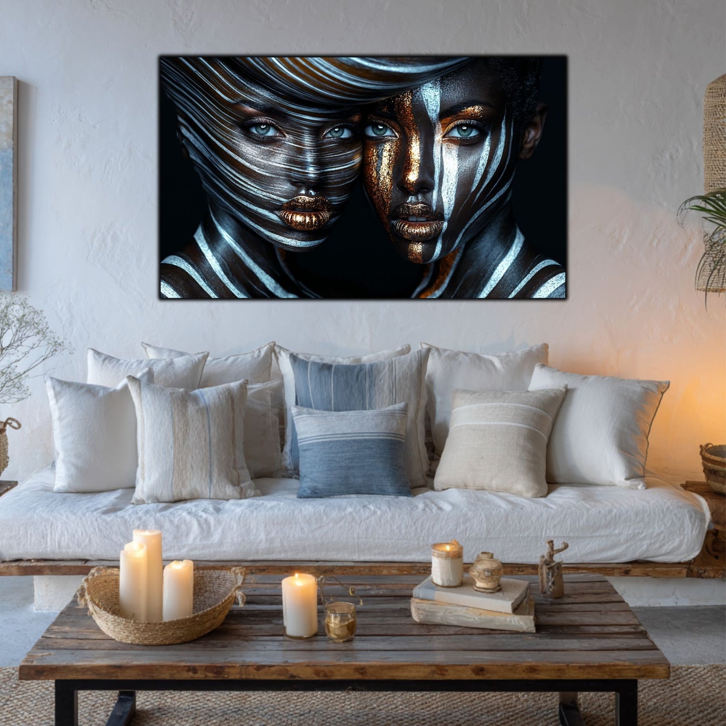 Dark Glow - Tablou Decorativ Contemporan si Abstract - NO02