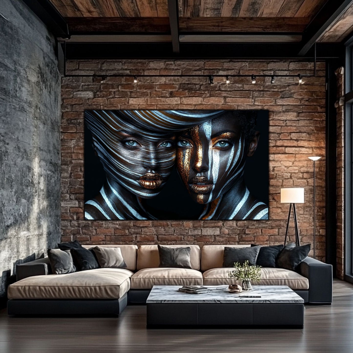 Dark Glow - Tablou Decorativ Contemporan si Abstract - NO02