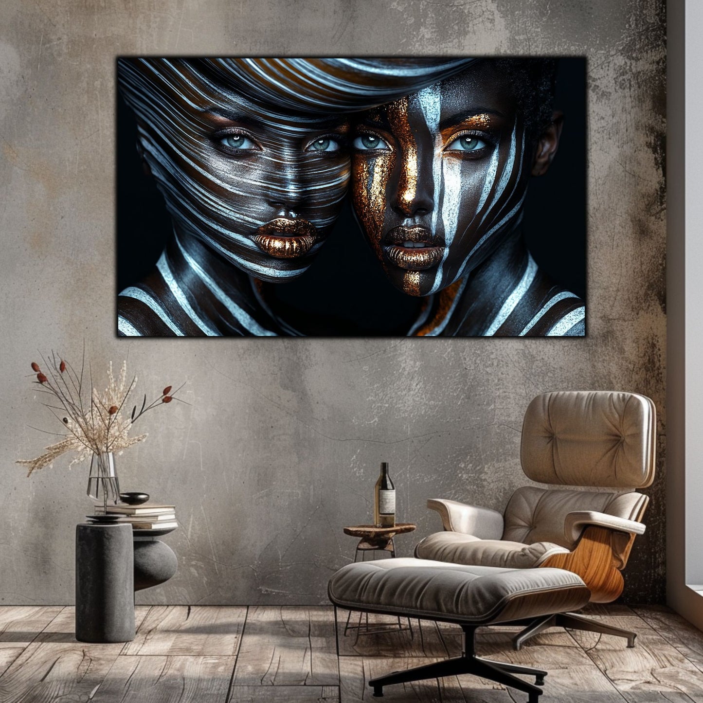 Dark Glow - Tablou Decorativ Contemporan si Abstract - NO02