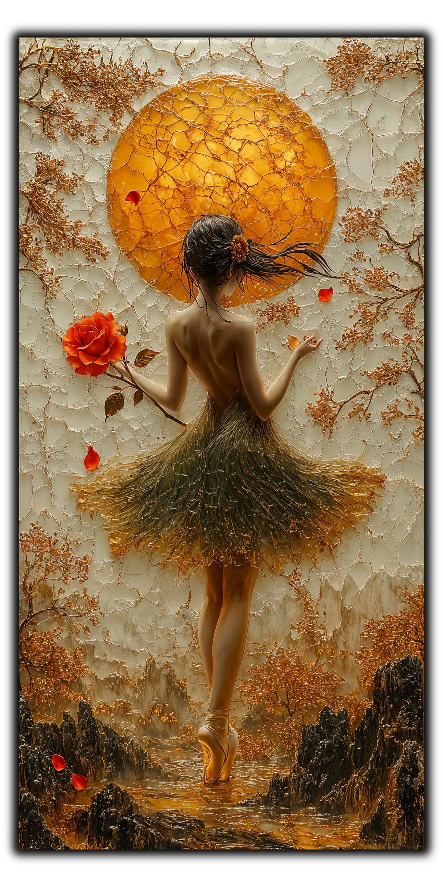 Tablou Sticla Securizata - Fragment of The Soul - 08