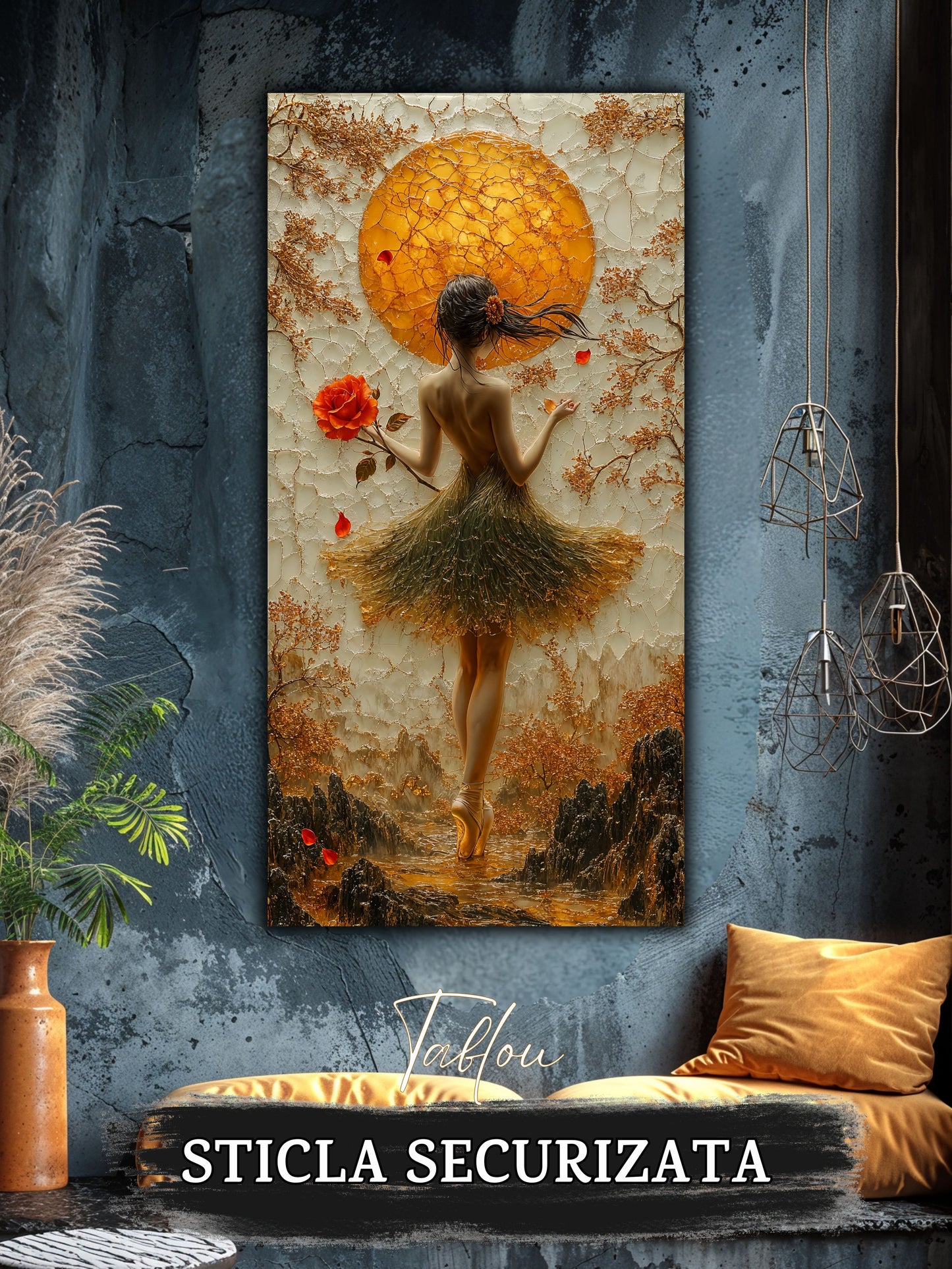 Tablou Sticla Securizata - Fragment of The Soul - 08