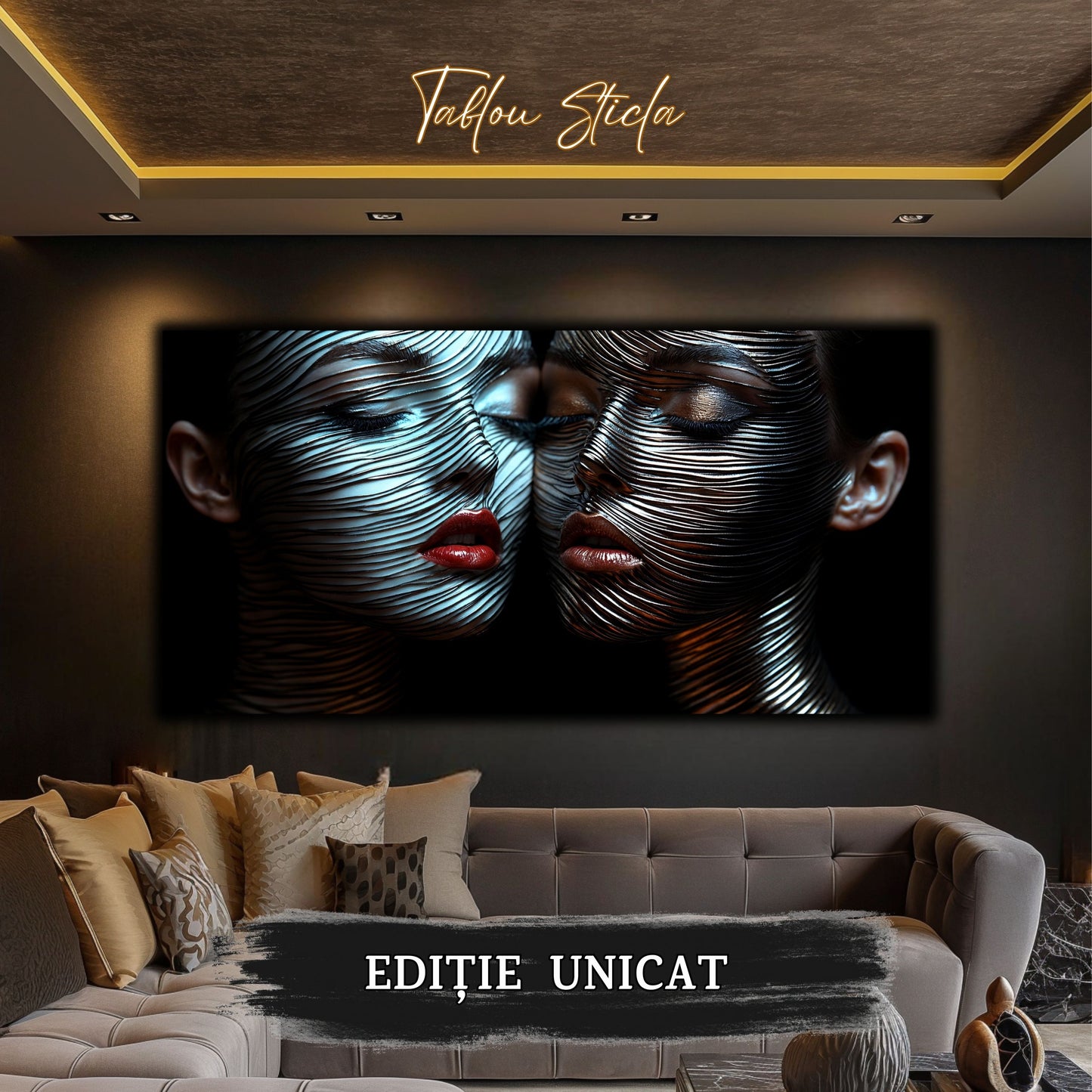 Innerverse - Tablou Sticla - Unicat - no11