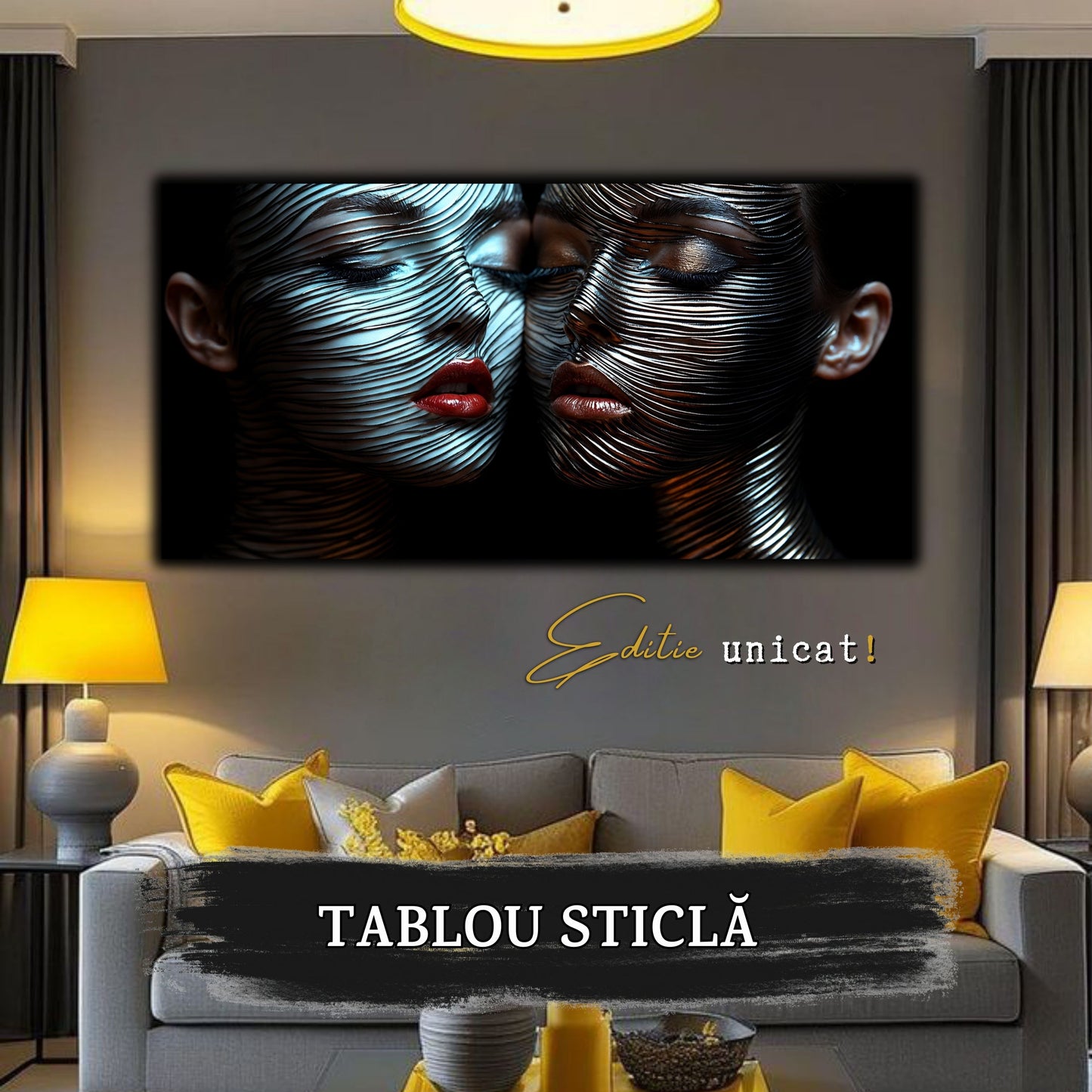 Innerverse - Tablou Sticla - Unicat - no11
