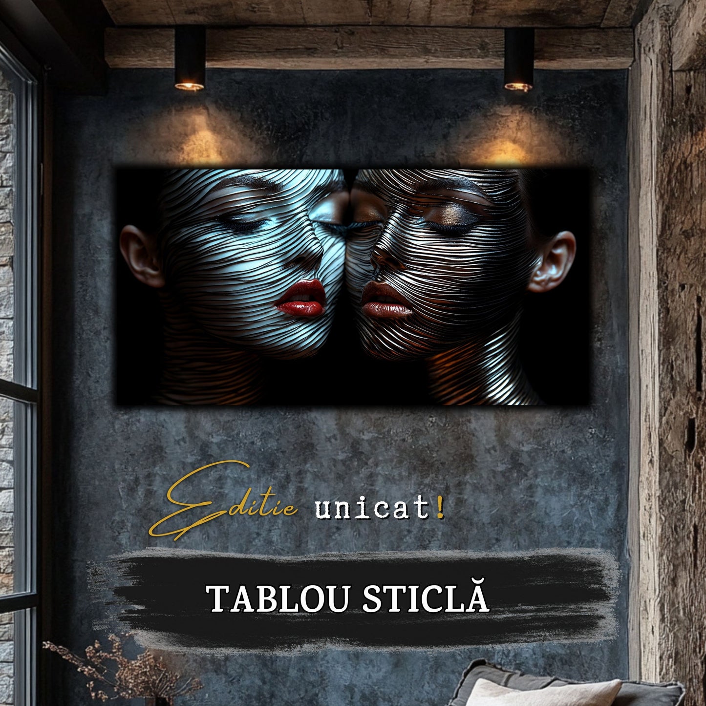 Innerverse - Tablou Sticla - Unicat - no11