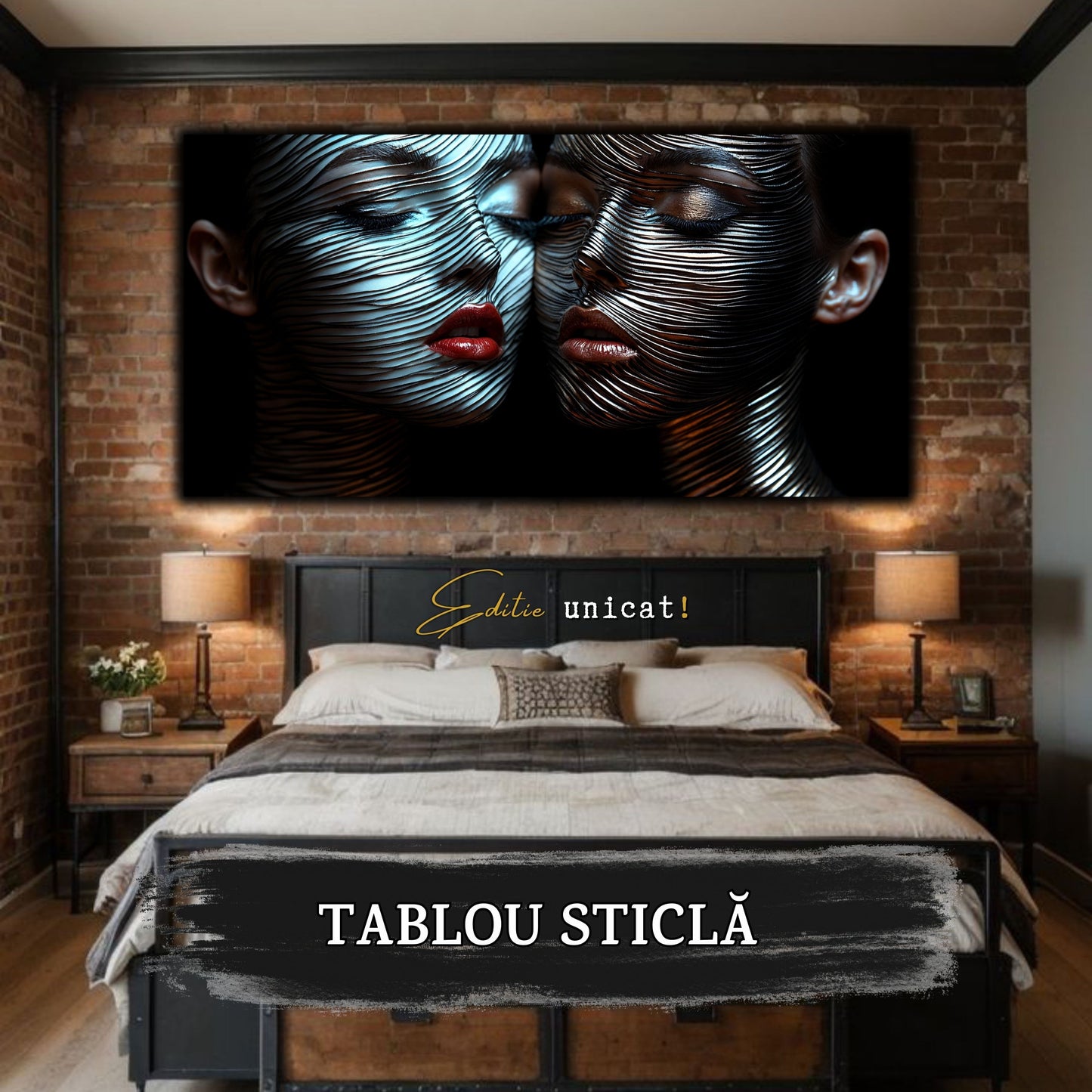 Innerverse - Tablou Sticla - Unicat - no11