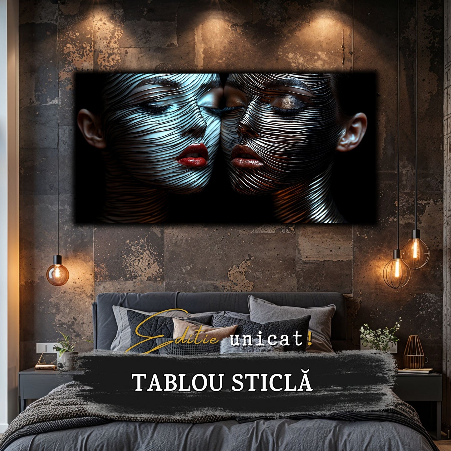 Innerverse - Tablou Sticla - Unicat - no11