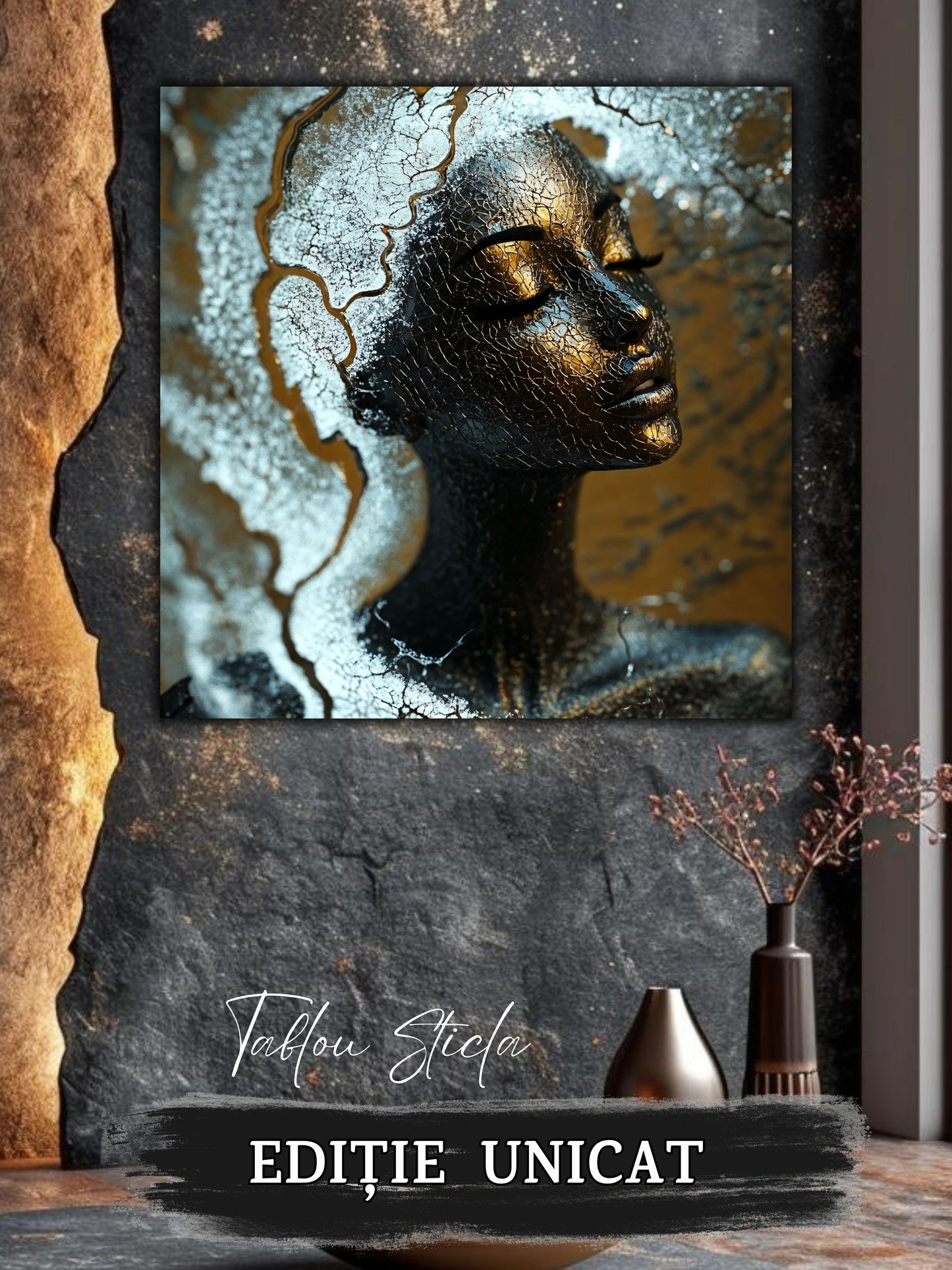 Liquid dream 02 - Tablou Unicat pe Sticla