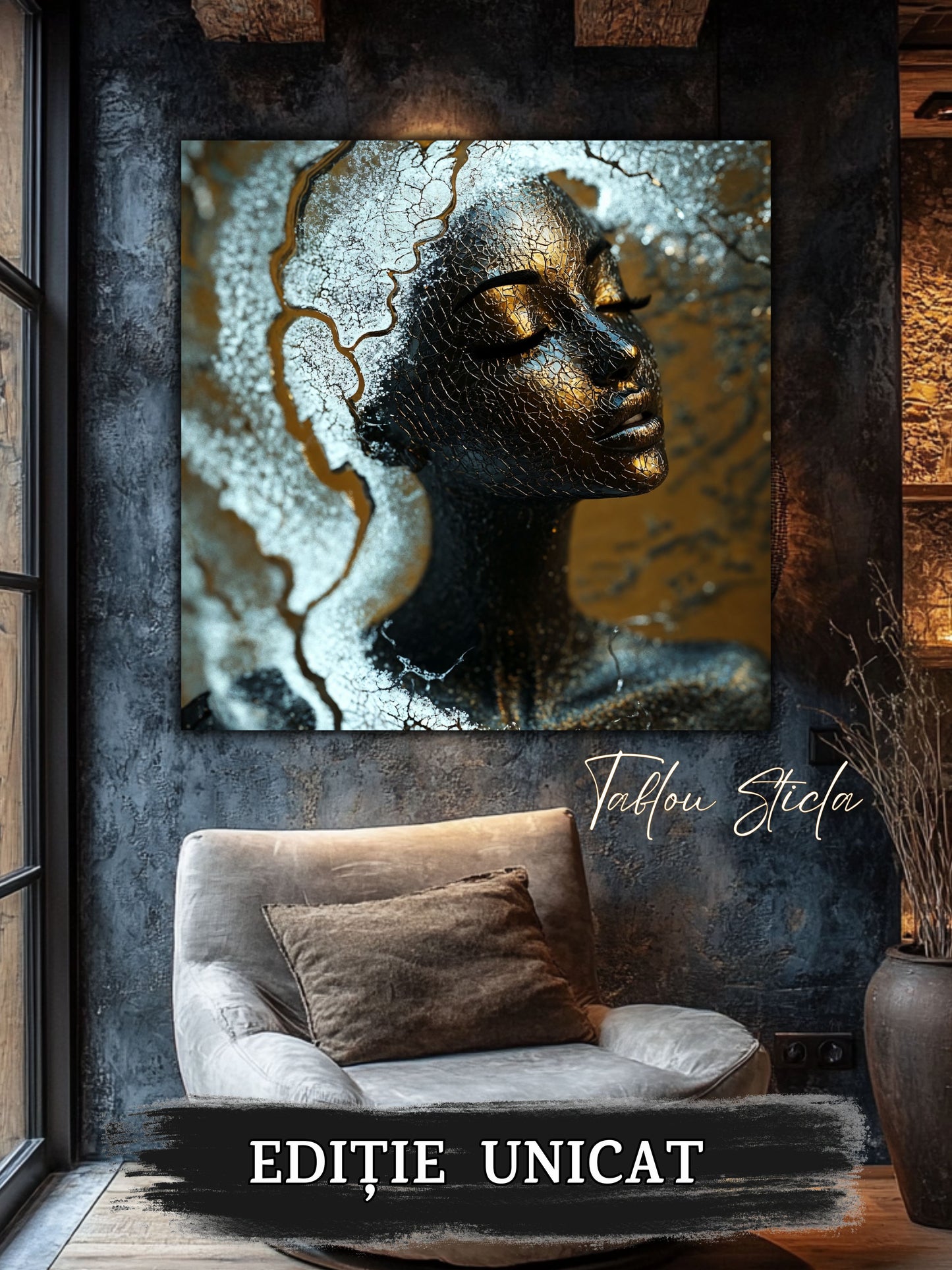 Liquid dream 02 - Tablou Unicat pe Sticla