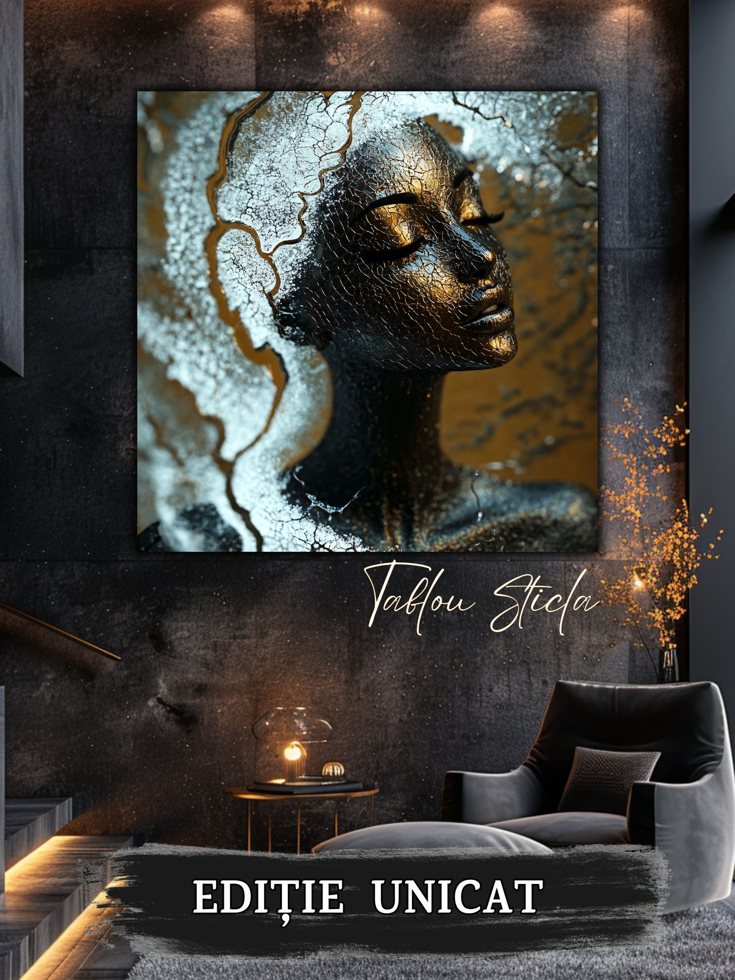 Liquid dream 02 - Tablou Unicat pe Sticla