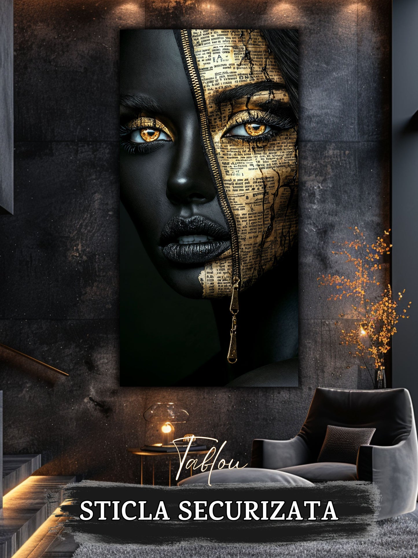 Tablou Sticla - Dark Zen - 20