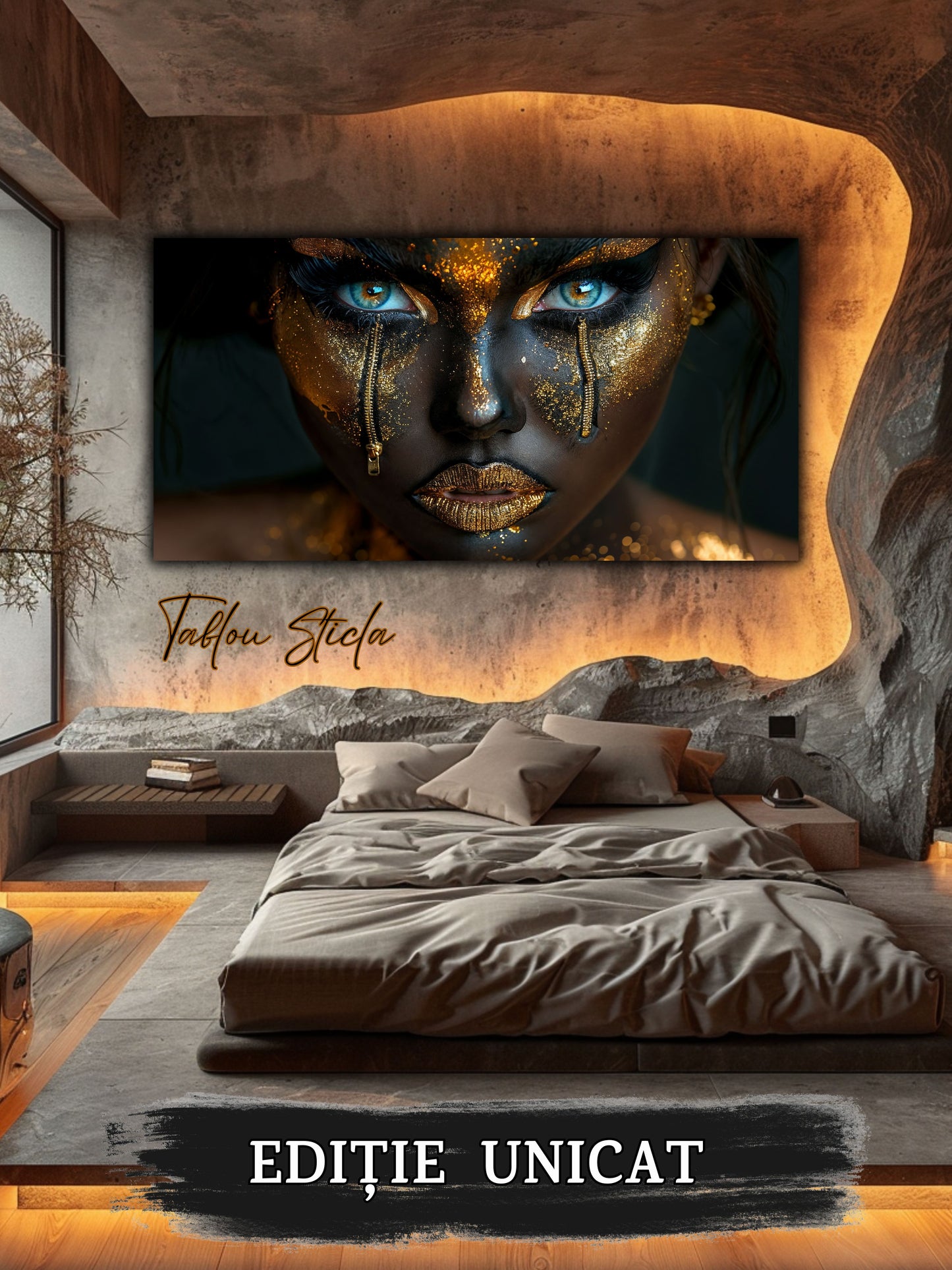 Dark Zen - Tablou Sticla Securizata - 17