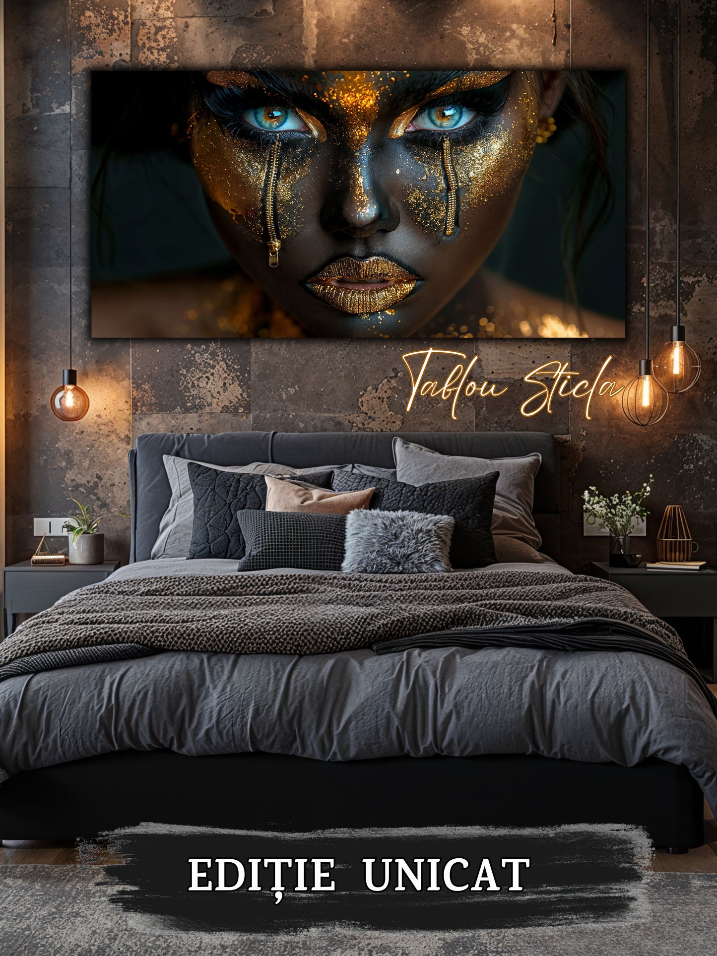 Dark Zen - Tablou Sticla Securizata - 17