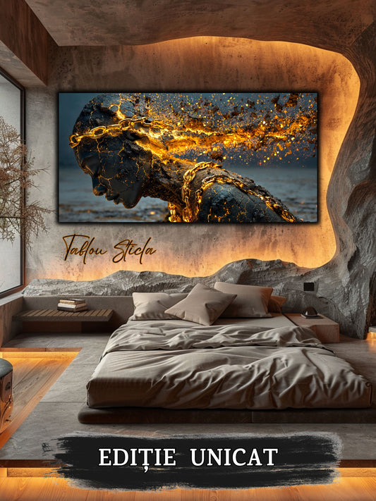 Tablou unicat pe sticla securizata - Let Go - No 05