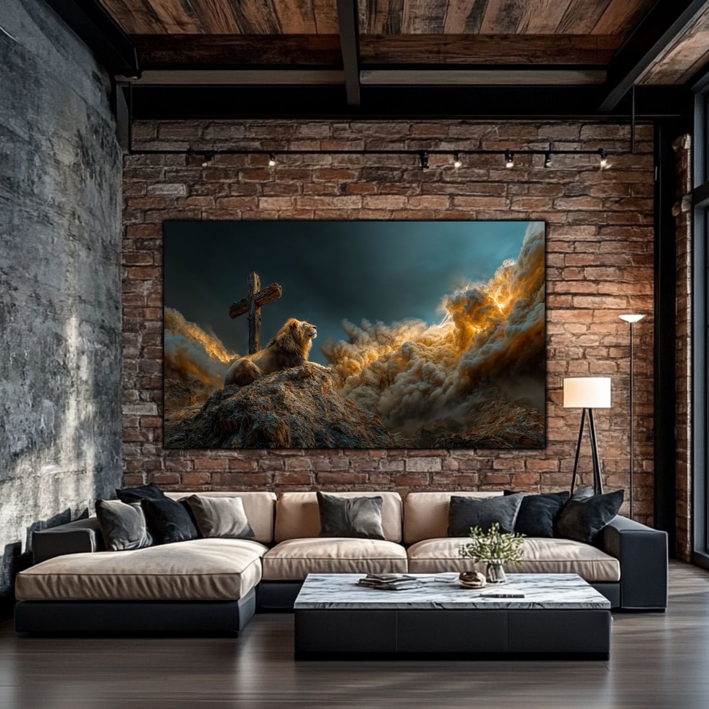 Tablou Decorativ Modern - Print UV pe Sticla - „Sacred Modernities” - No02