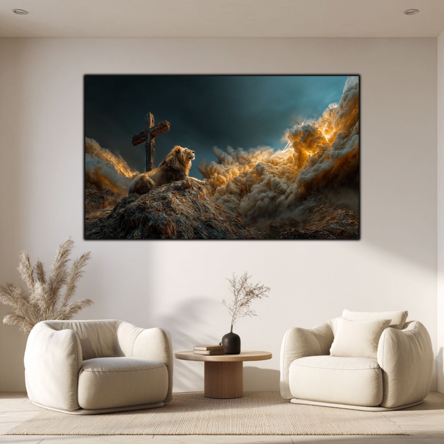 Tablou Decorativ Modern - Print UV pe Sticla - „Sacred Modernities” - No02