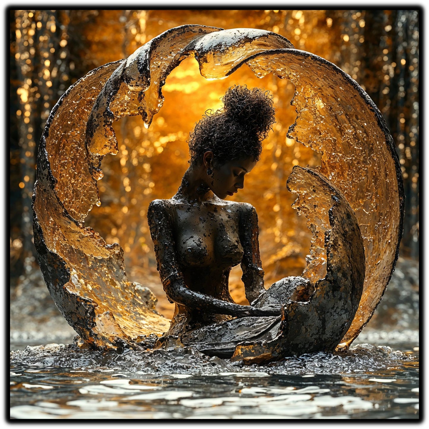 Tablou Sticla Securizata - Soul's Mandala No01