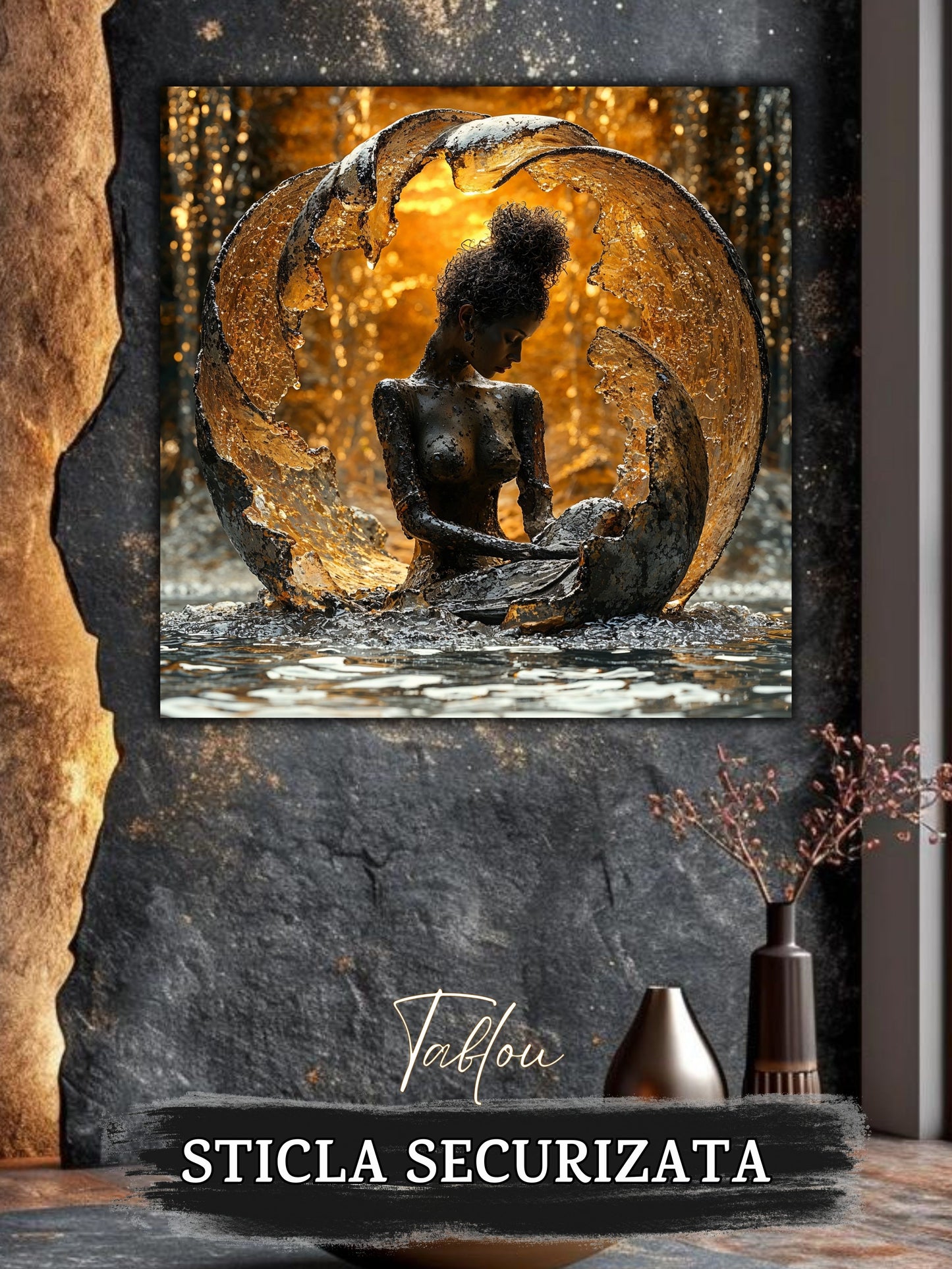 Tablou Sticla Securizata - Soul's Mandala No01