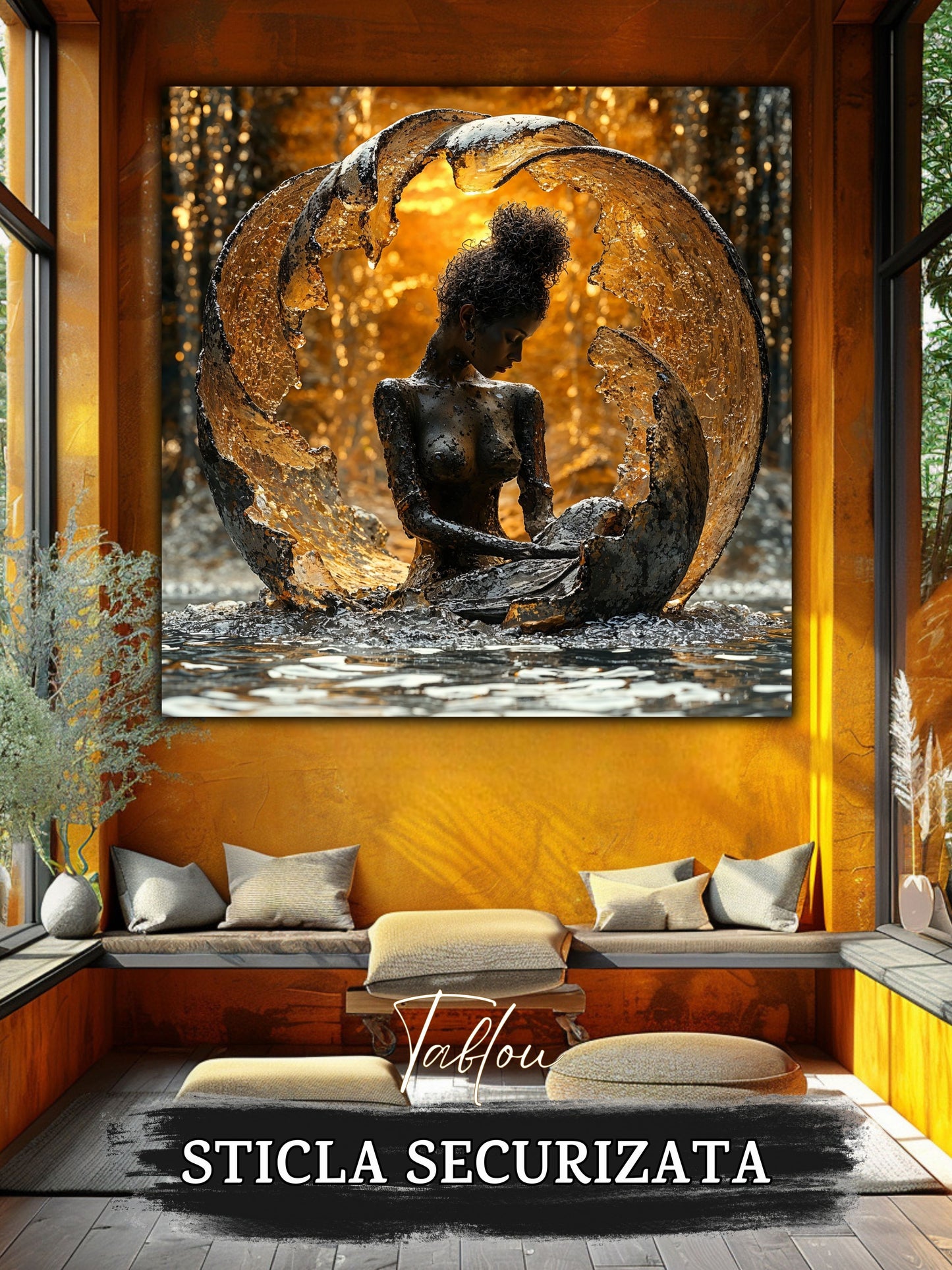 Tablou Sticla Securizata - Soul's Mandala No01