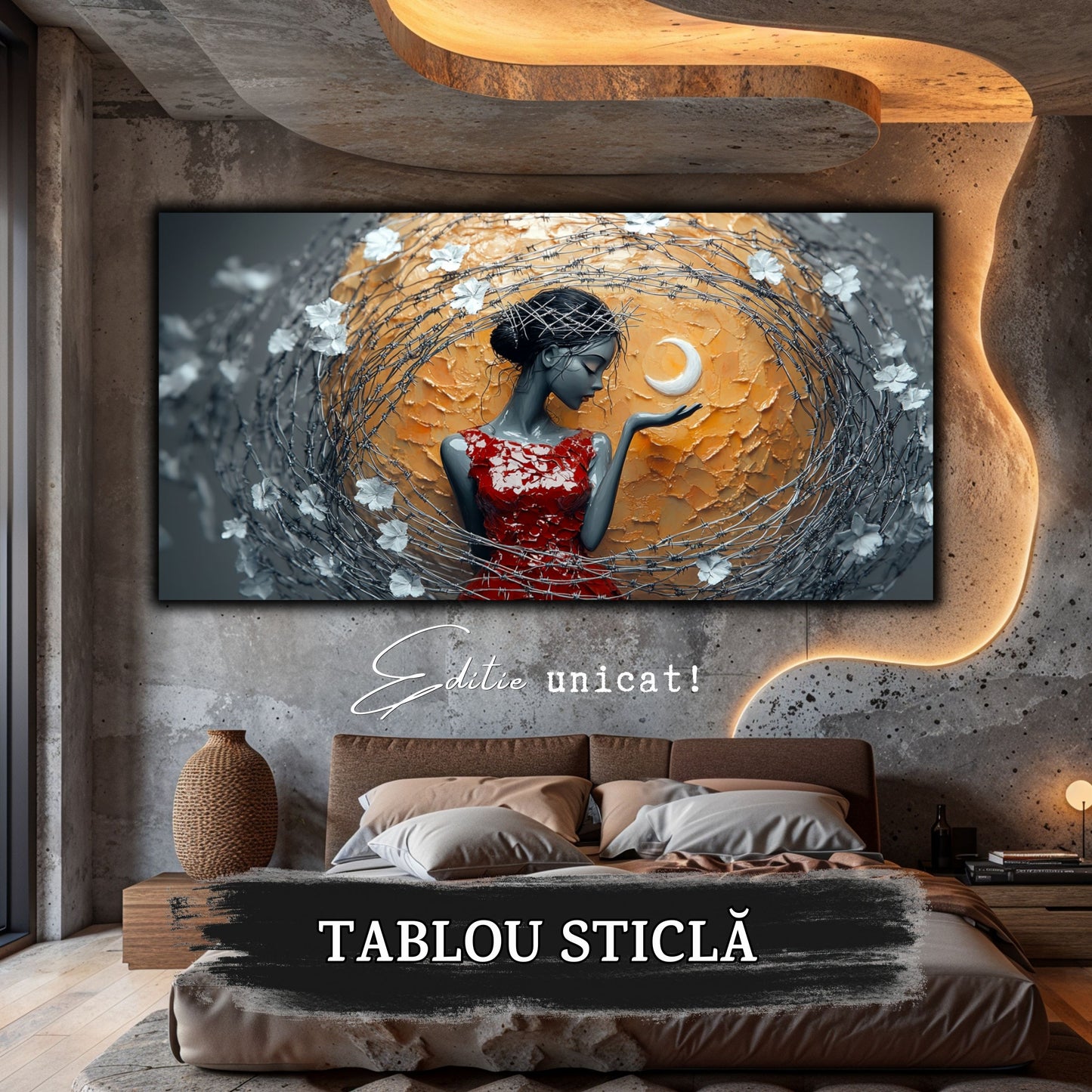 Thorned Beauty - Tablou Sticla Securizata - no14