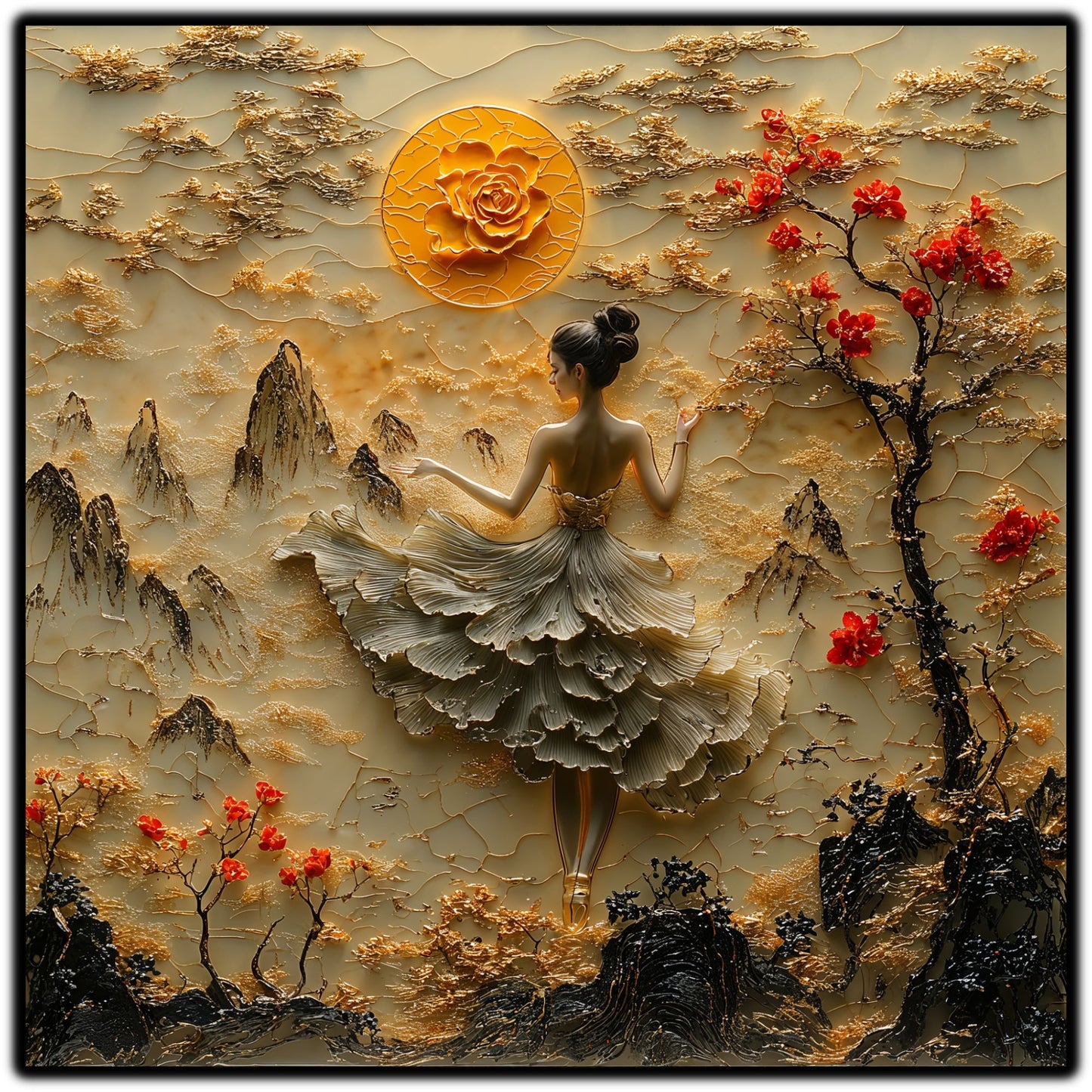 Tablou Sticla Securizata - Fragment of The Soul - 15