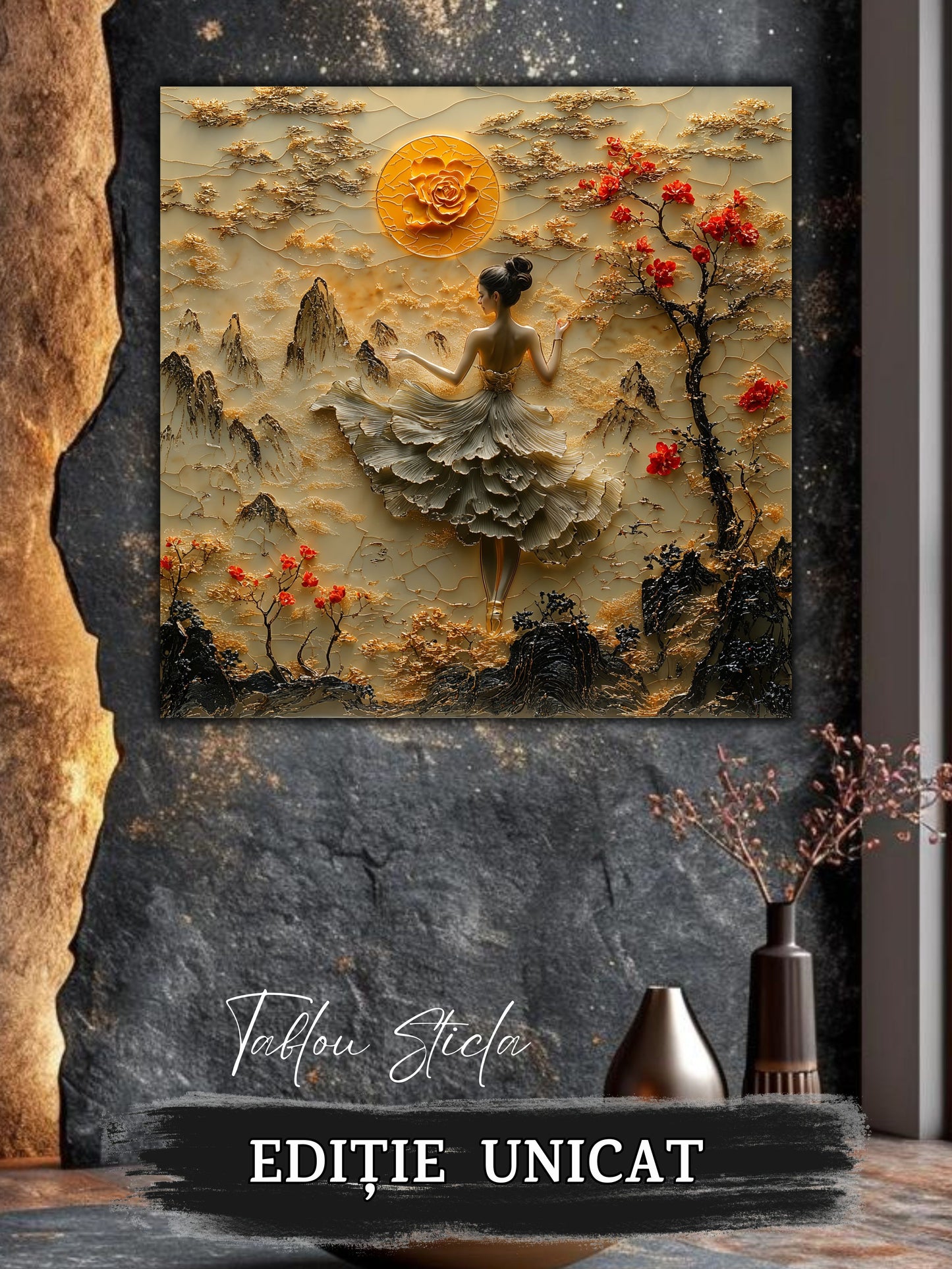 Tablou Sticla Securizata - Fragment of The Soul - 15