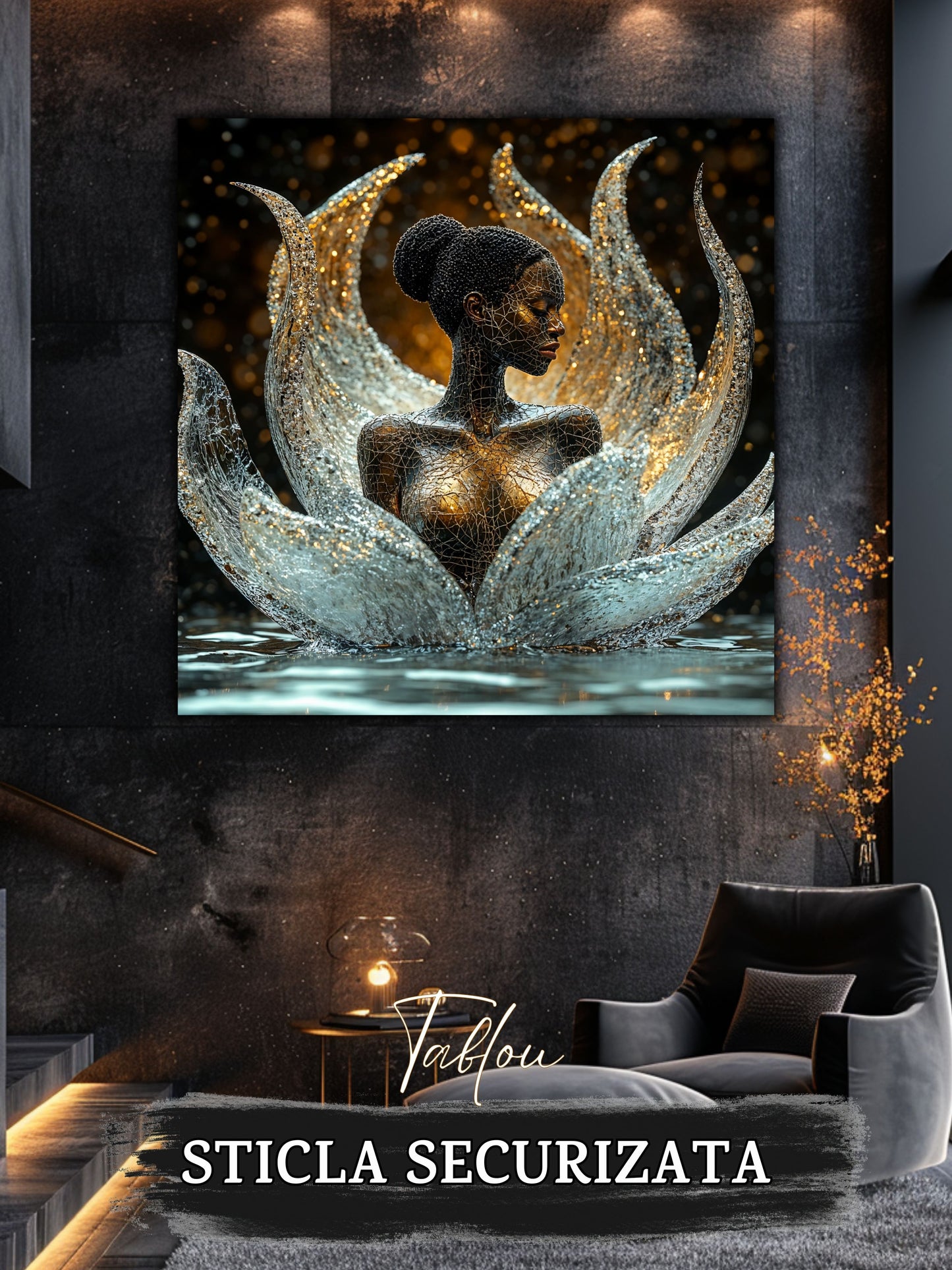 Tablou Sticla Securizata - Soul's Mandala No02