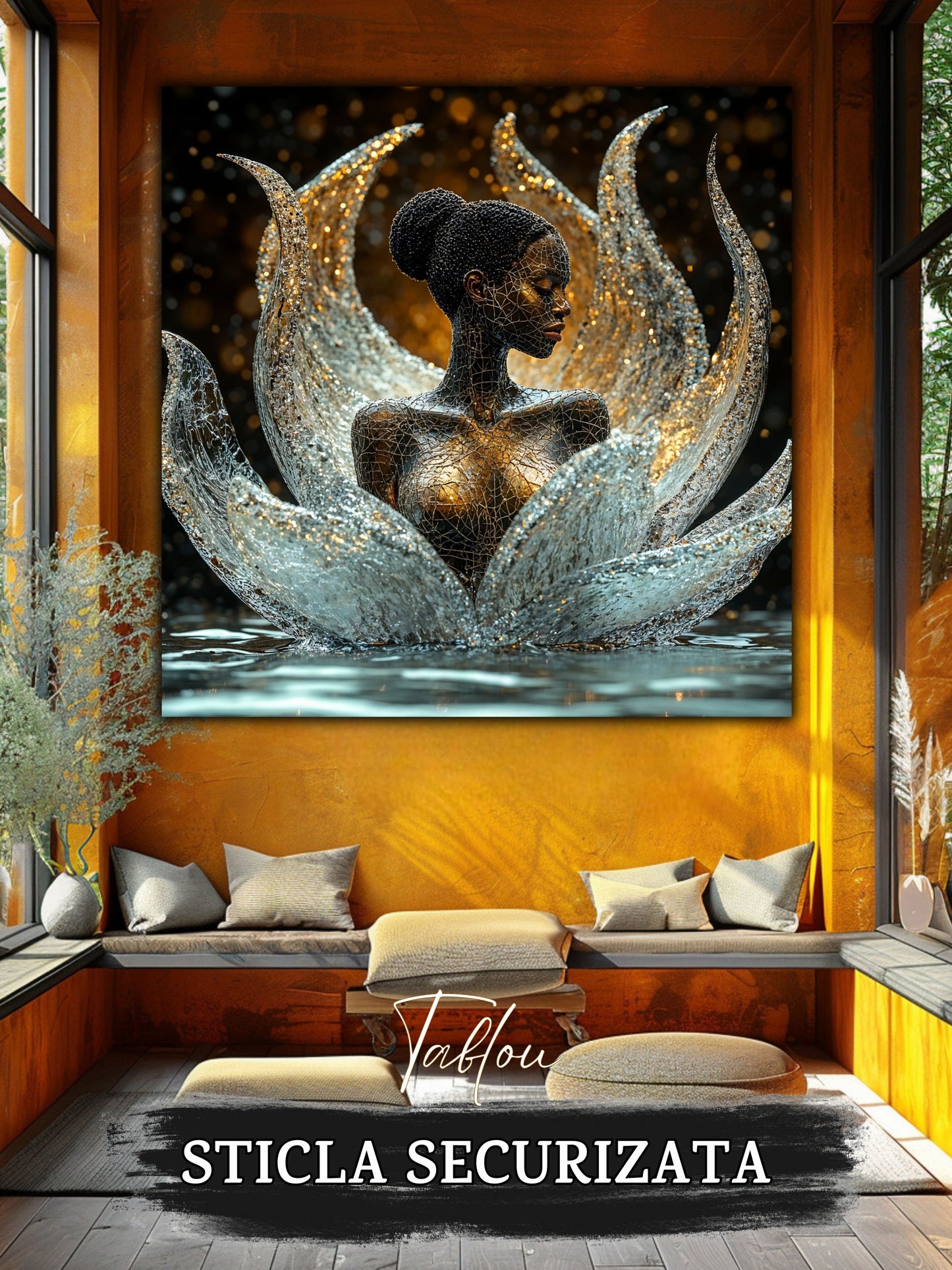 Tablou Sticla Securizata - Soul's Mandala No02